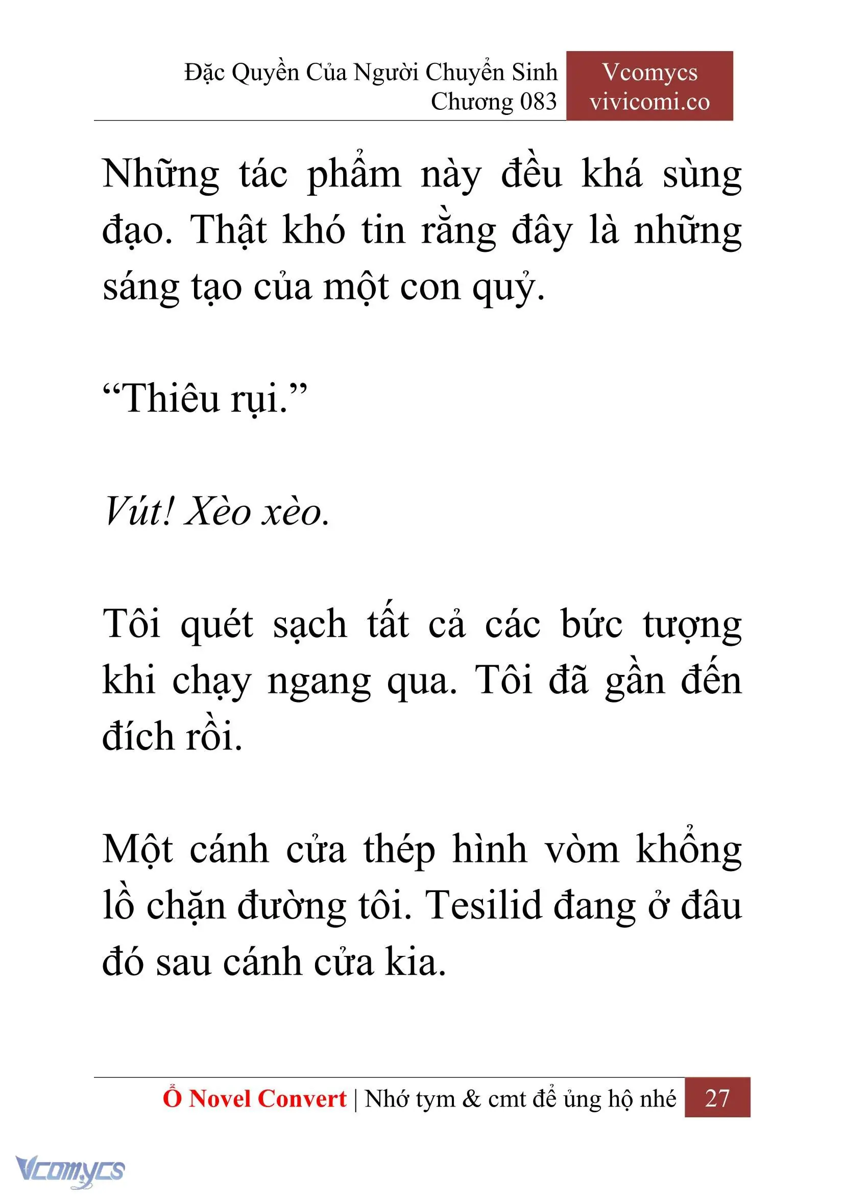 [Novel] Đặc Quyền Của Người Chuyển Sinh Chapter 83 - Trang 30