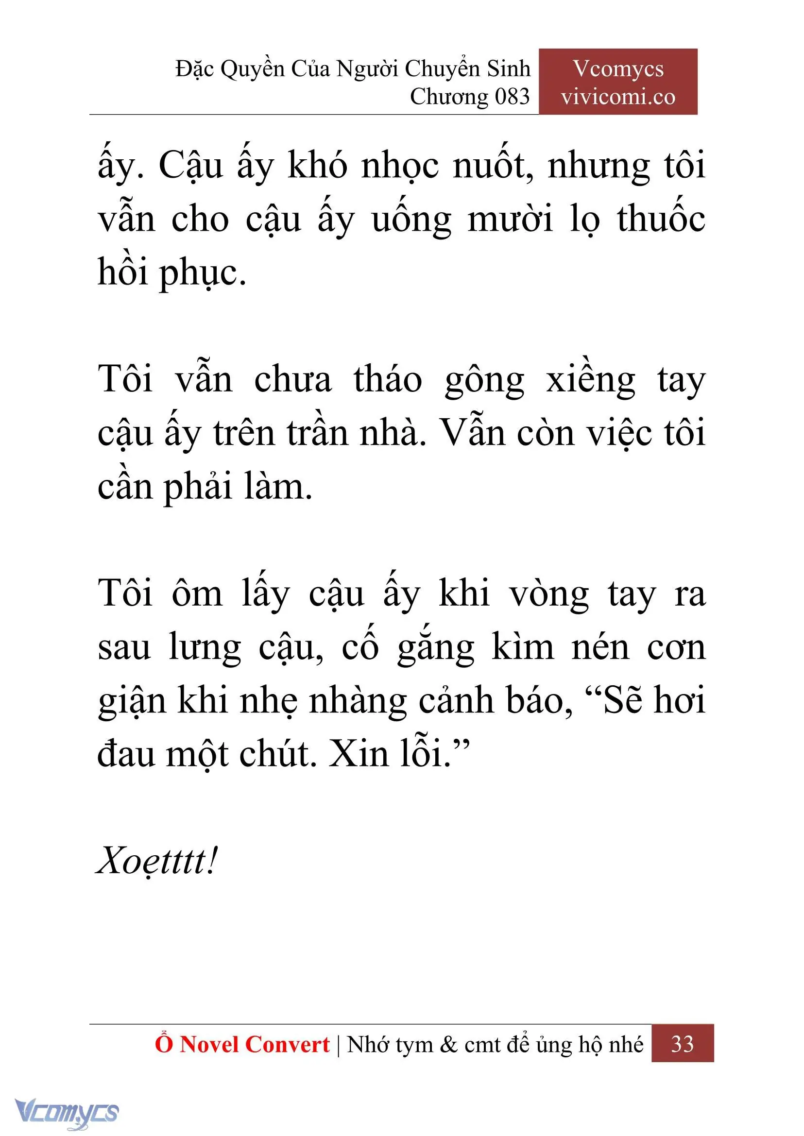 [Novel] Đặc Quyền Của Người Chuyển Sinh Chapter 83 - Trang 36