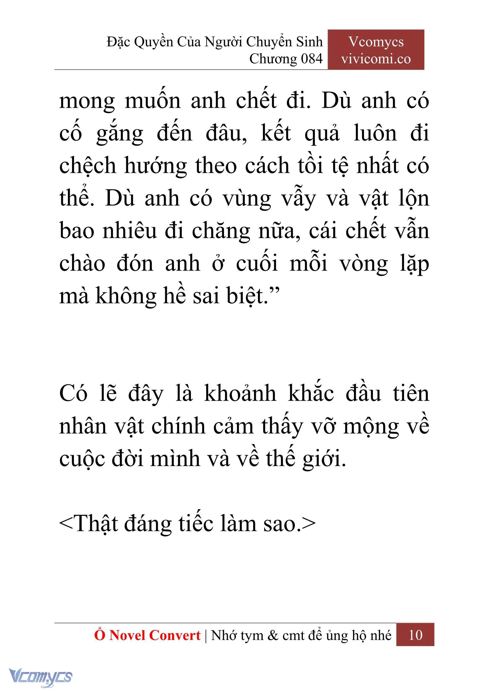 [Novel] Đặc Quyền Của Người Chuyển Sinh Chapter 84 - Trang 13