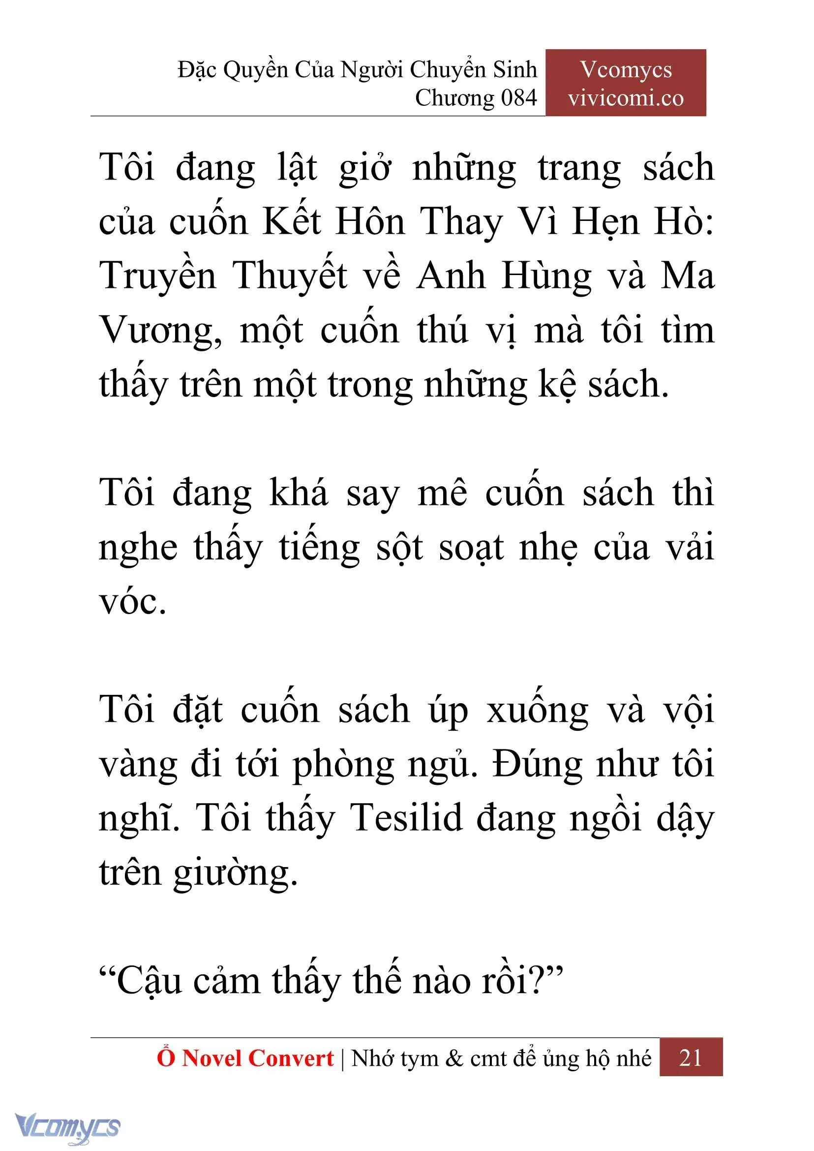 [Novel] Đặc Quyền Của Người Chuyển Sinh Chapter 84 - Trang 24