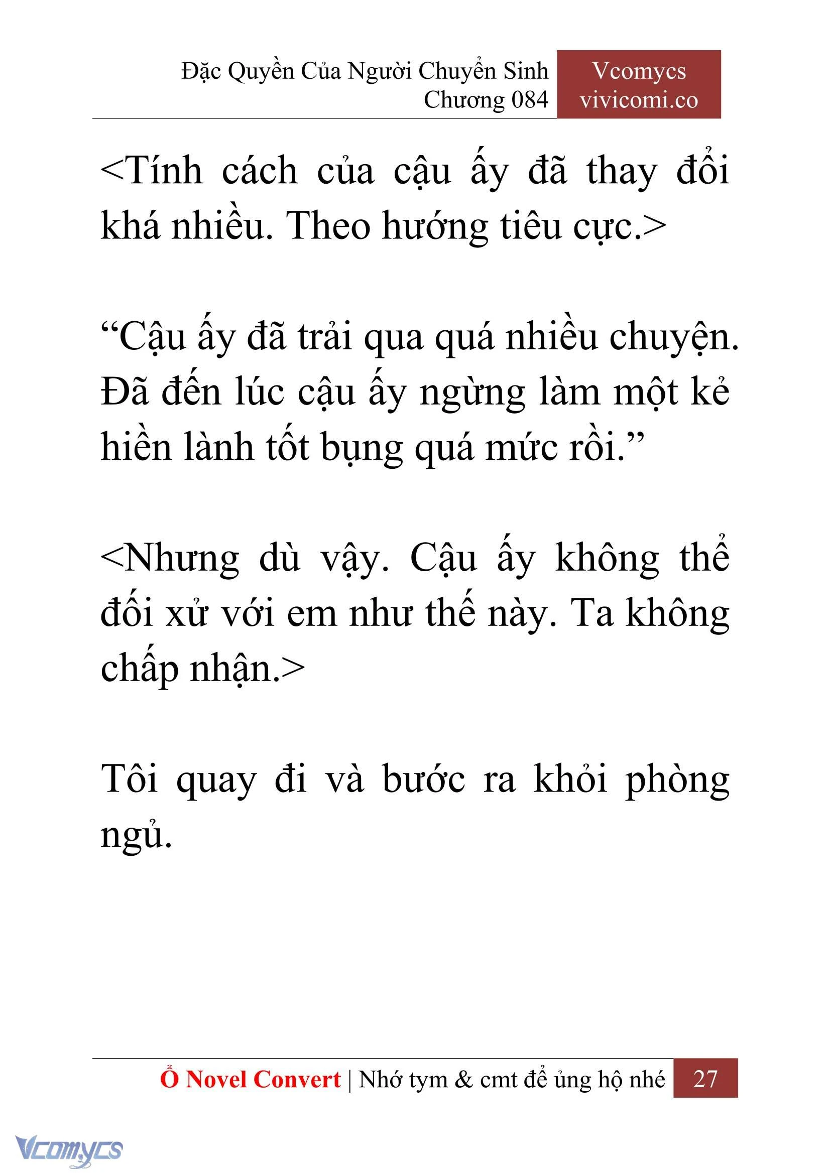 [Novel] Đặc Quyền Của Người Chuyển Sinh Chapter 84 - Trang 30