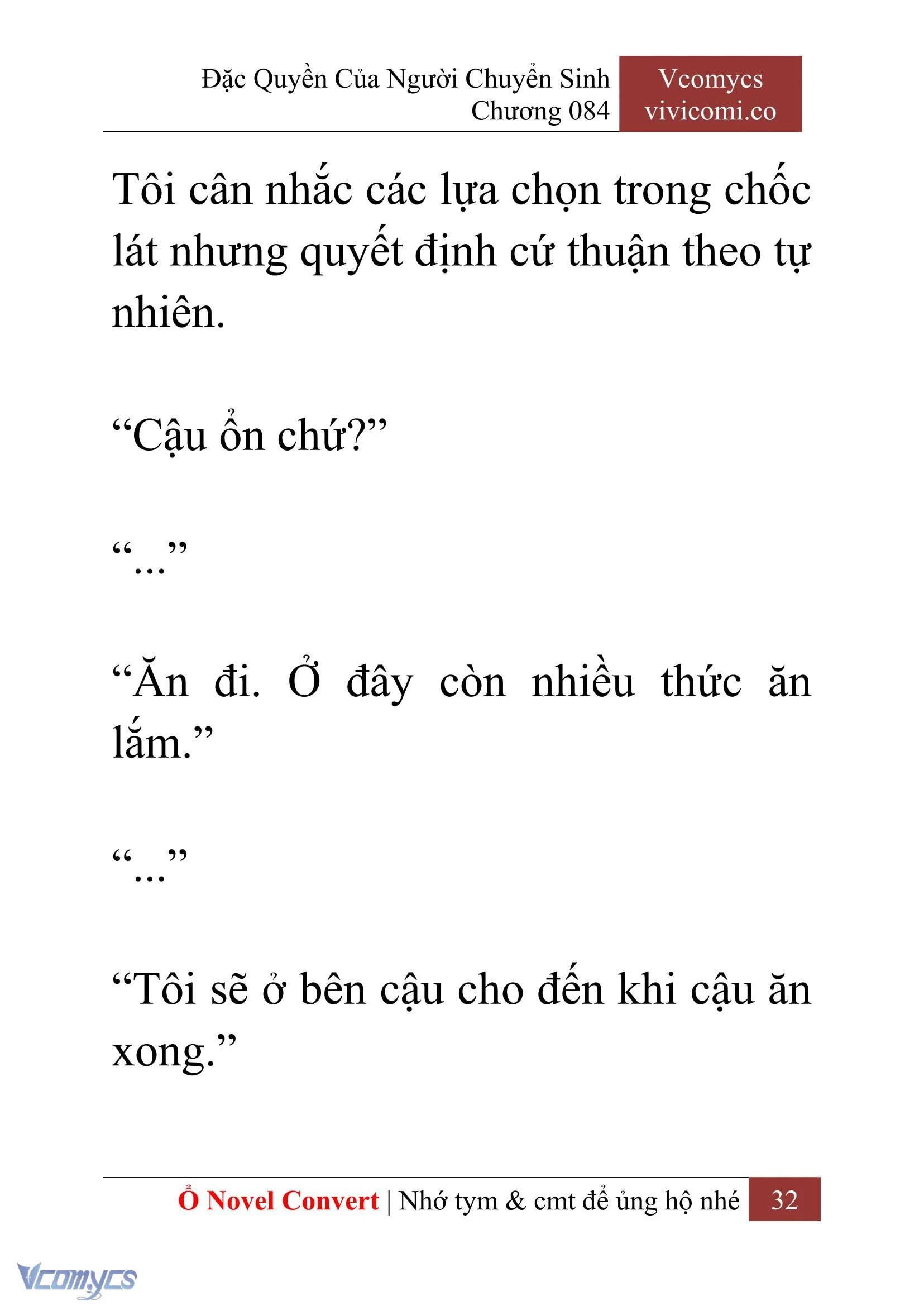 [Novel] Đặc Quyền Của Người Chuyển Sinh Chapter 84 - Trang 35