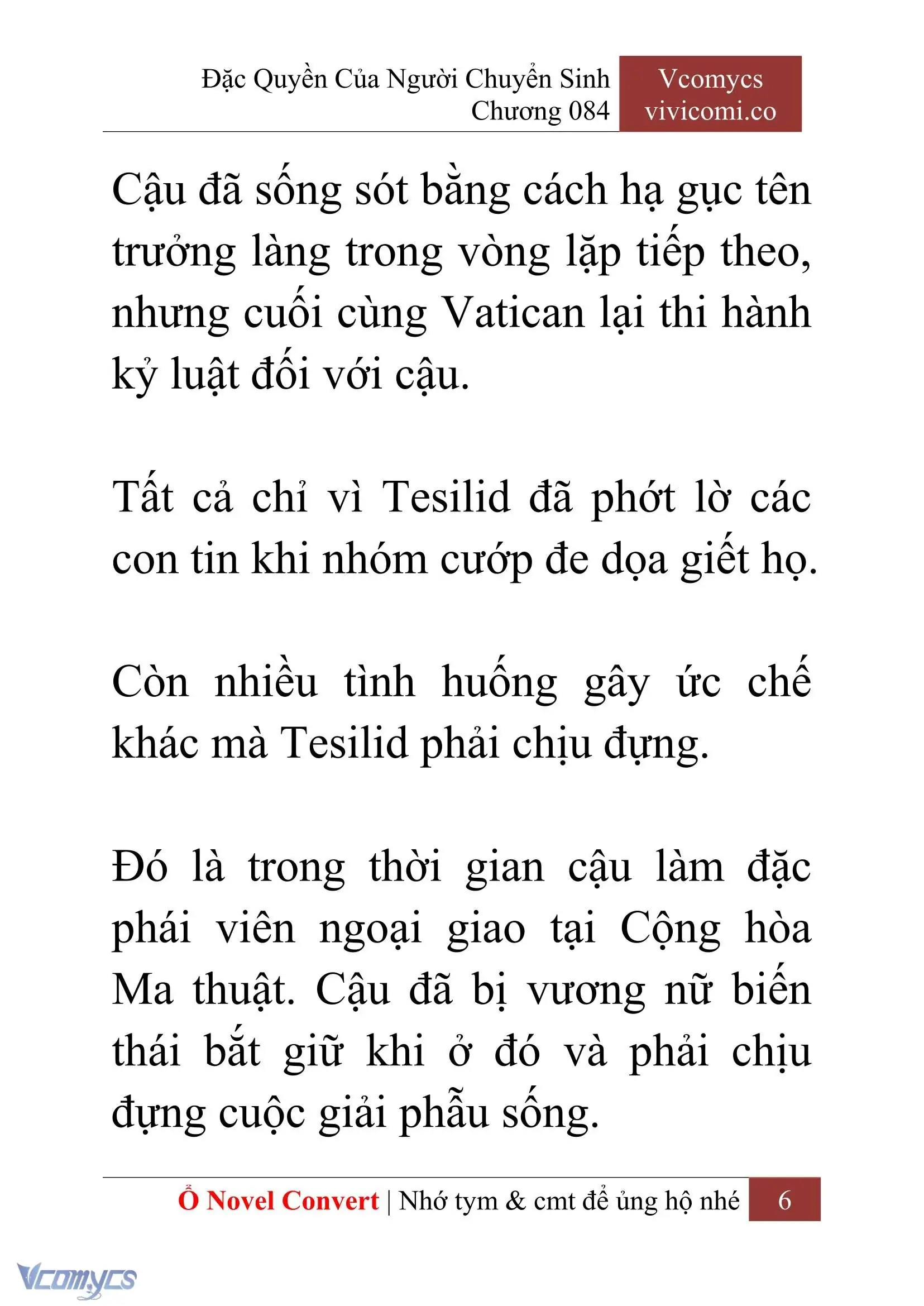 [Novel] Đặc Quyền Của Người Chuyển Sinh Chapter 84 - Trang 9
