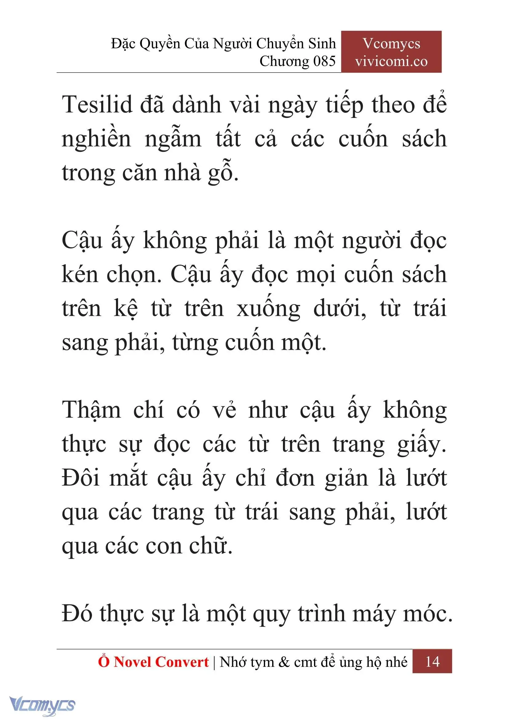 [Novel] Đặc Quyền Của Người Chuyển Sinh Chapter 85 - Trang 17