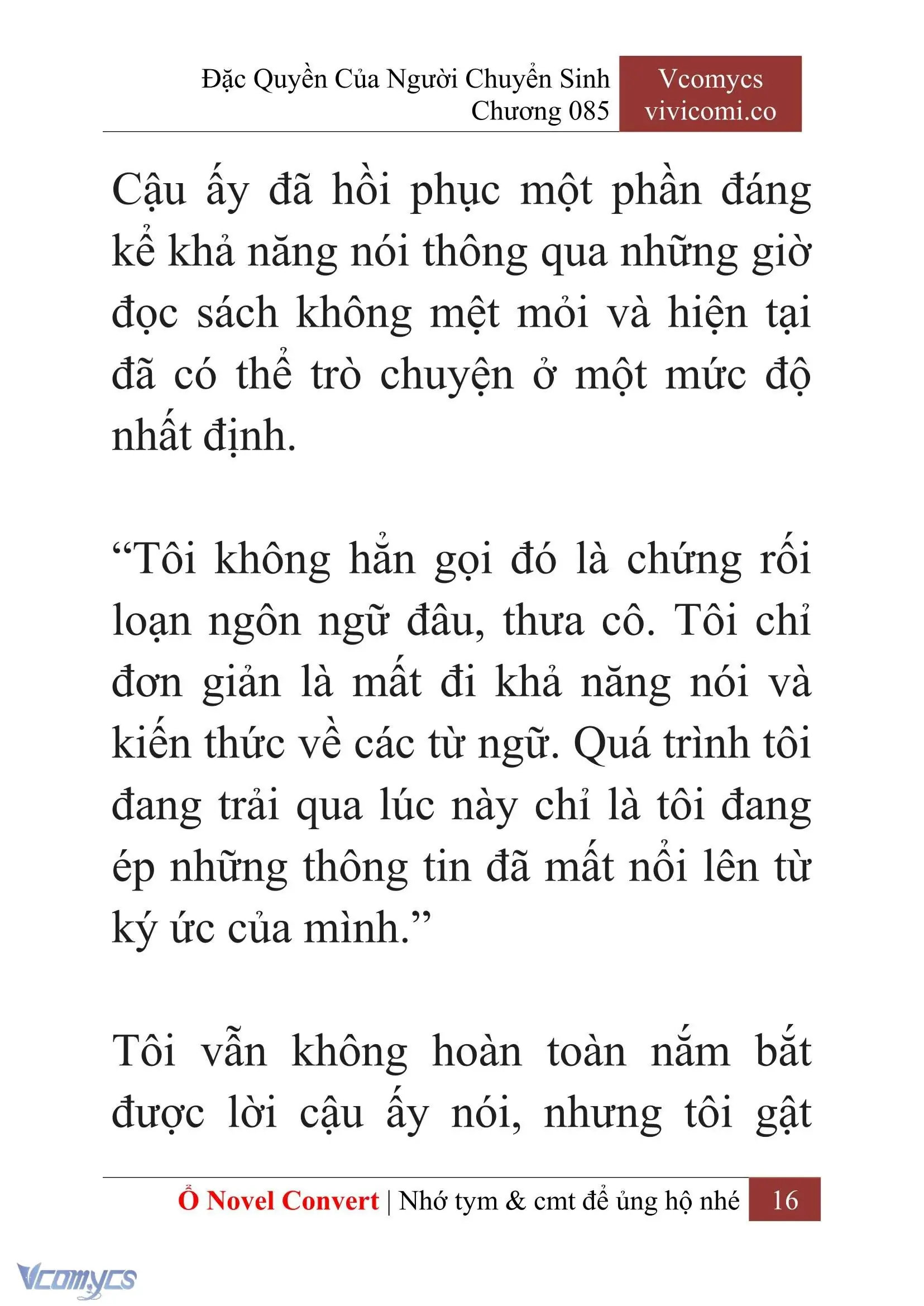 [Novel] Đặc Quyền Của Người Chuyển Sinh Chapter 85 - Trang 19