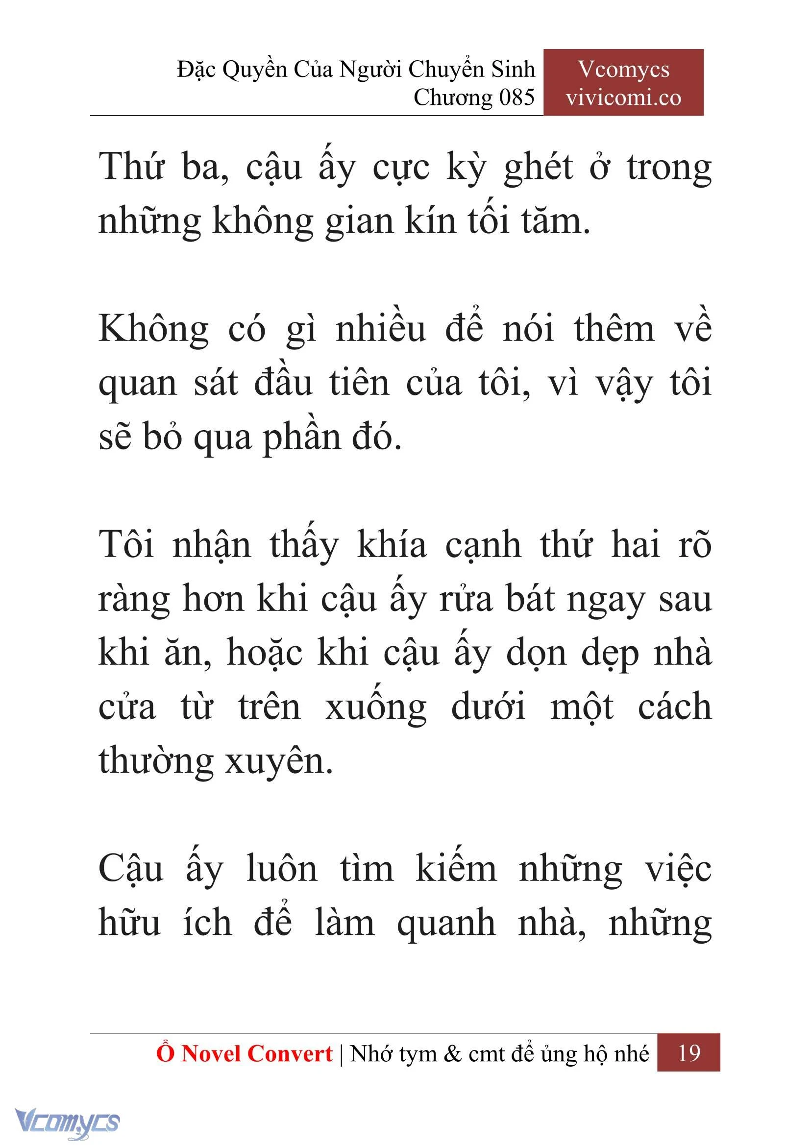 [Novel] Đặc Quyền Của Người Chuyển Sinh Chapter 85 - Trang 22