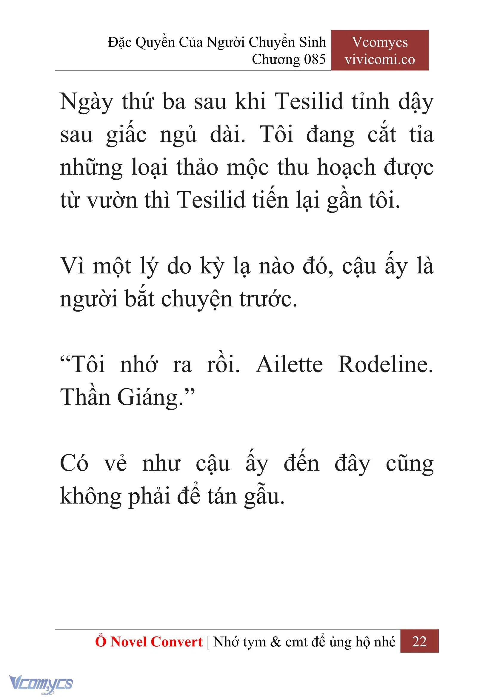 [Novel] Đặc Quyền Của Người Chuyển Sinh Chapter 85 - Trang 25