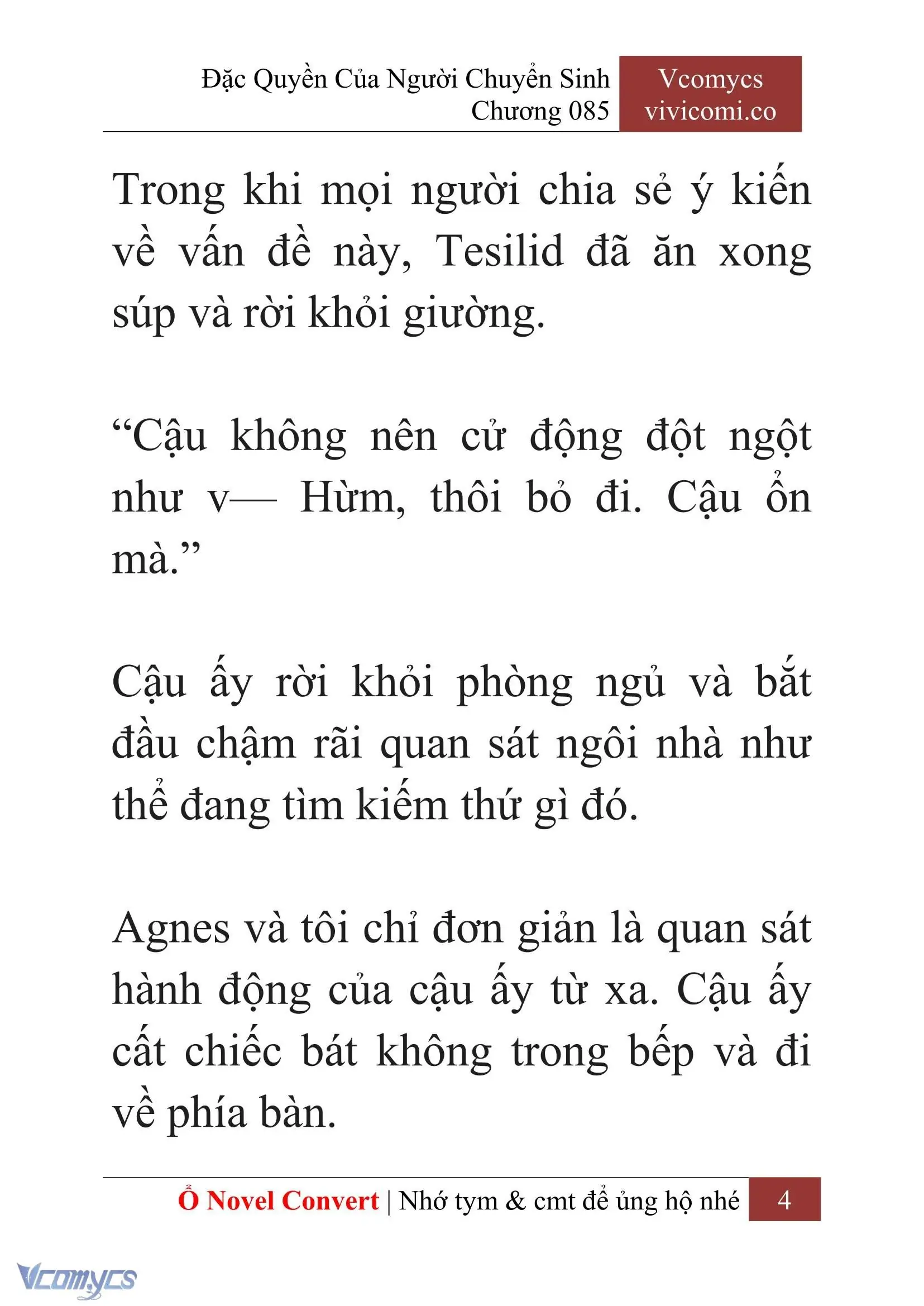 [Novel] Đặc Quyền Của Người Chuyển Sinh Chapter 85 - Trang 7