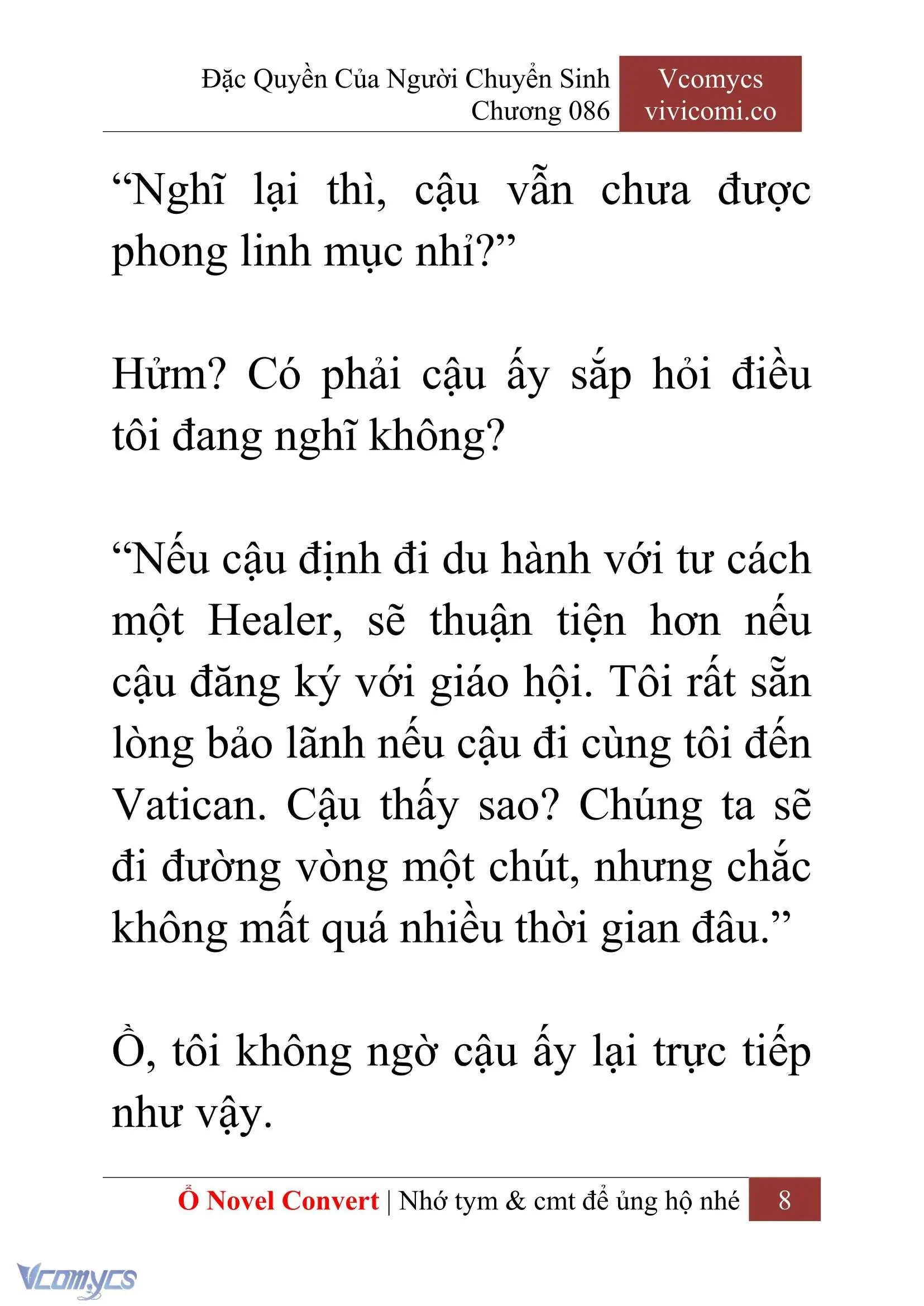 [Novel] Đặc Quyền Của Người Chuyển Sinh Chapter 86 - Trang 11