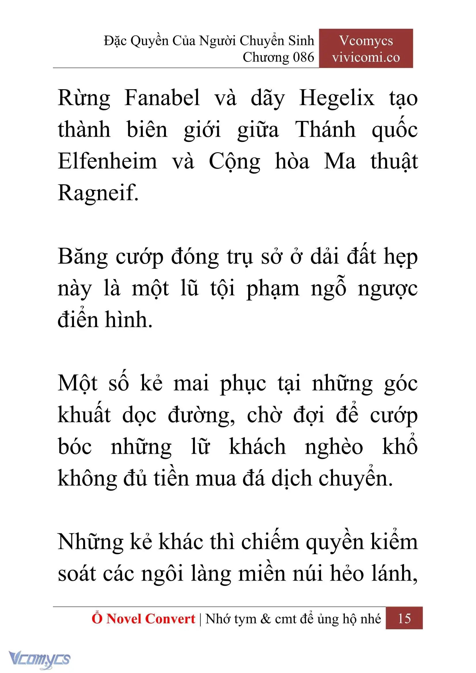 [Novel] Đặc Quyền Của Người Chuyển Sinh Chapter 86 - Trang 18