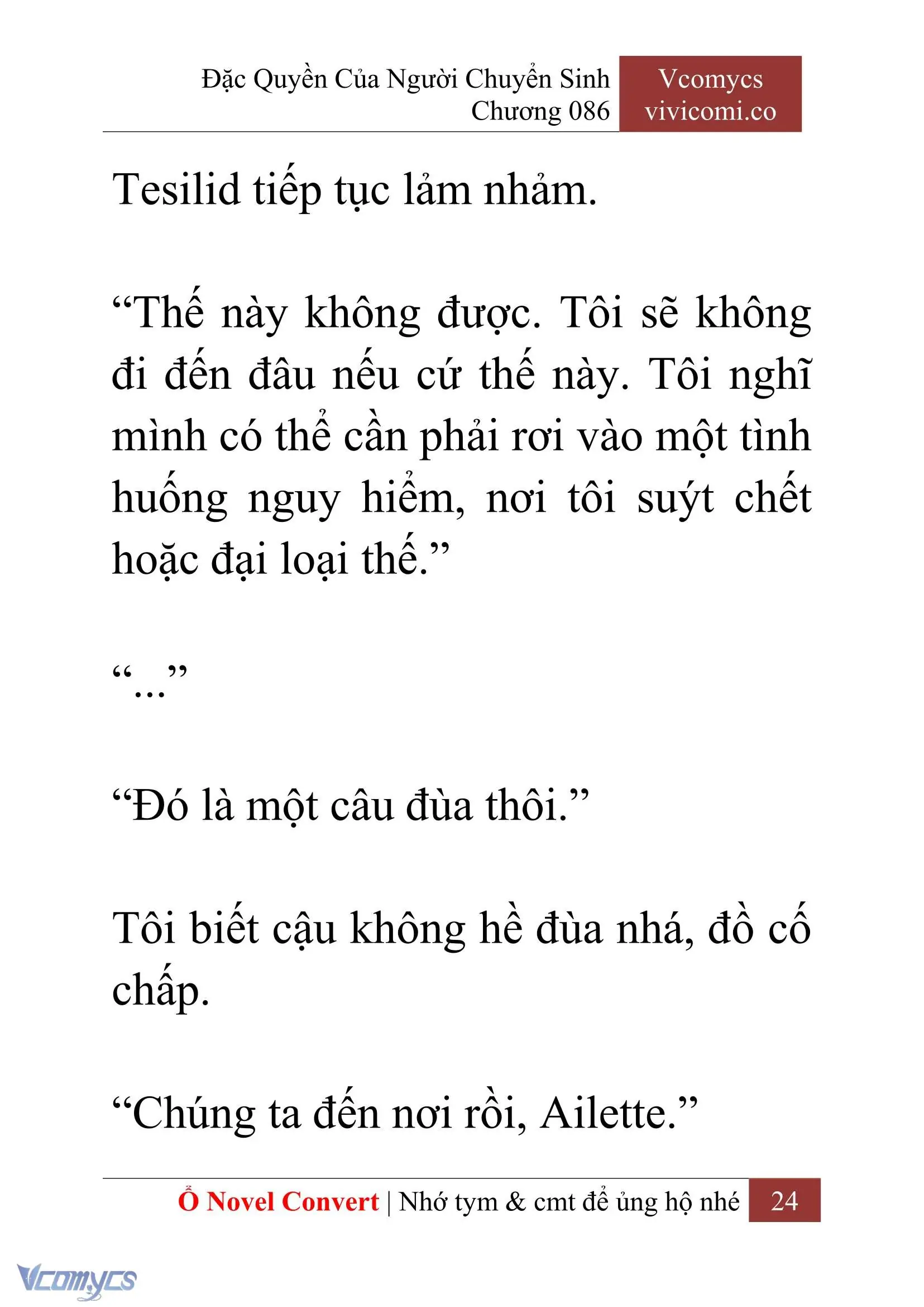 [Novel] Đặc Quyền Của Người Chuyển Sinh Chapter 86 - Trang 27