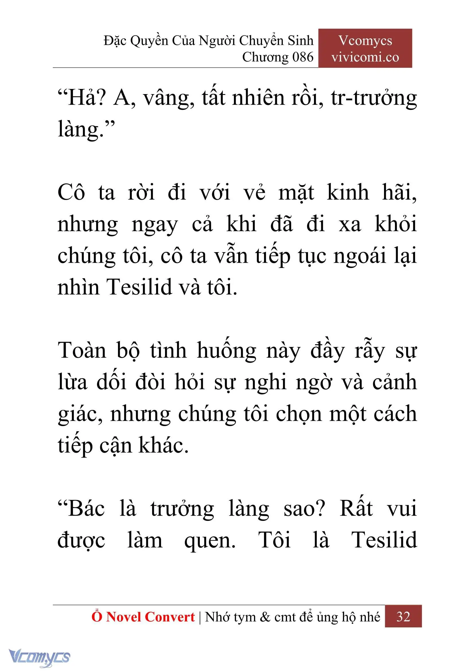 [Novel] Đặc Quyền Của Người Chuyển Sinh Chapter 86 - Trang 35