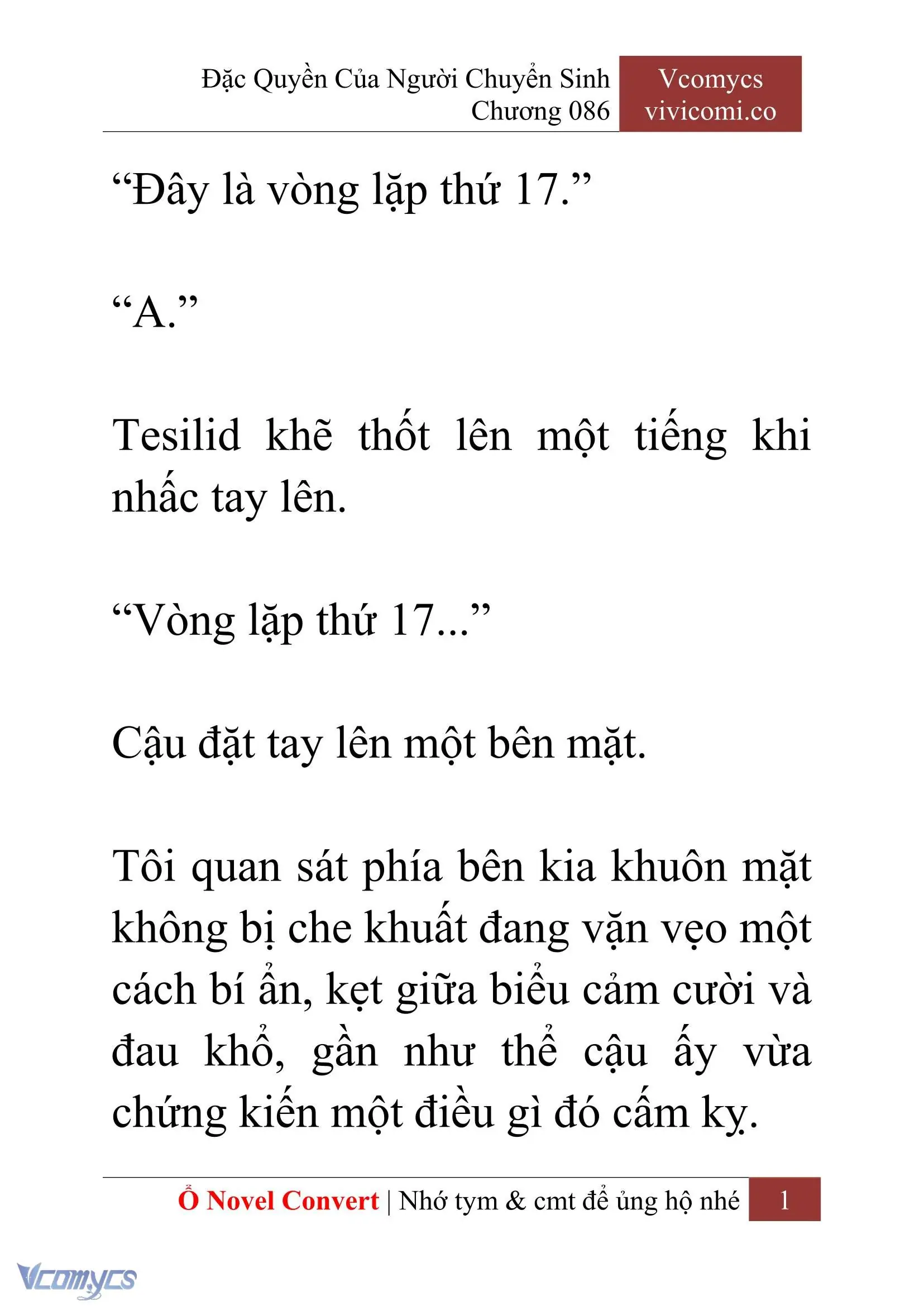 [Novel] Đặc Quyền Của Người Chuyển Sinh Chapter 86 - Trang 4
