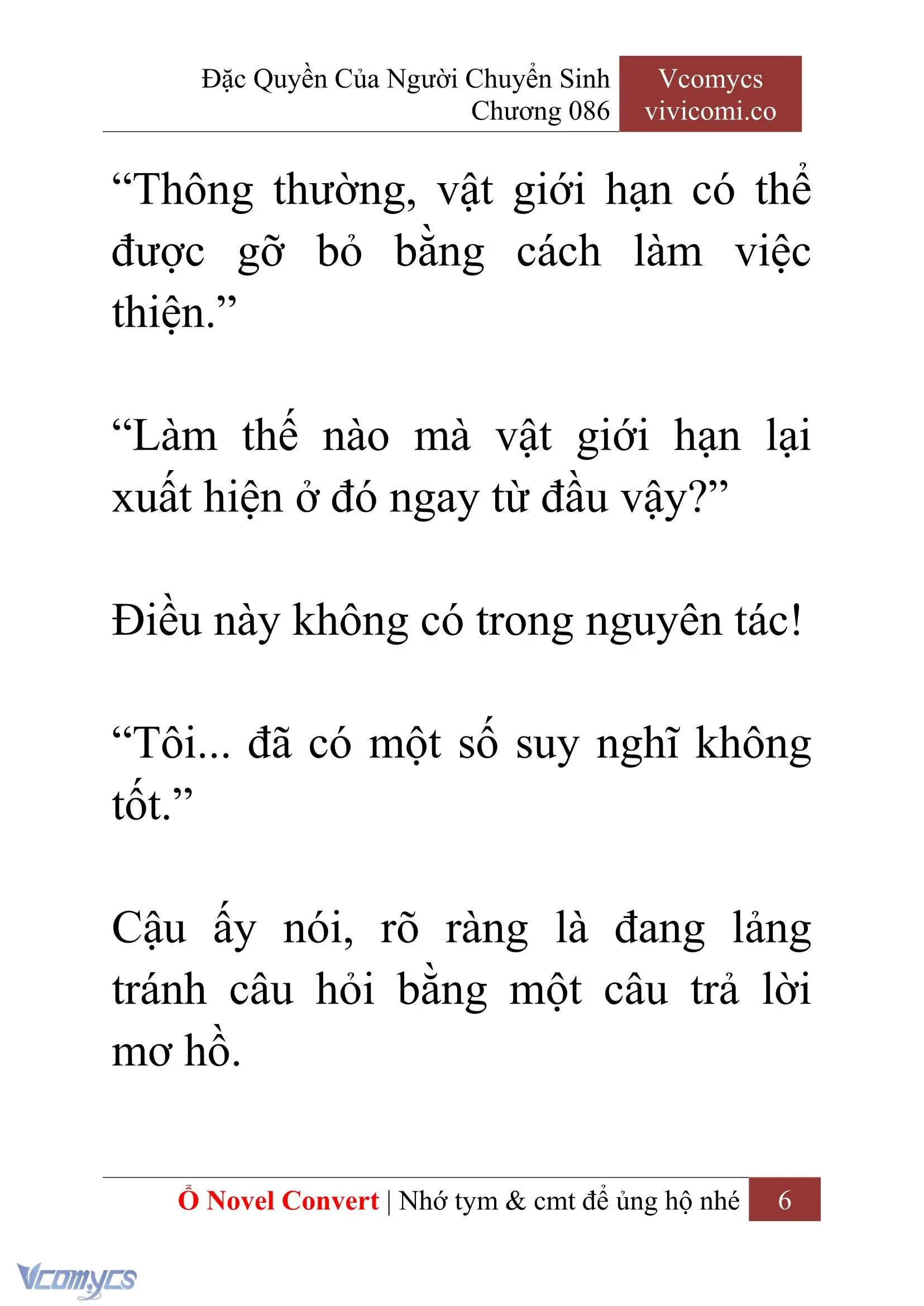 [Novel] Đặc Quyền Của Người Chuyển Sinh Chapter 86 - Trang 9