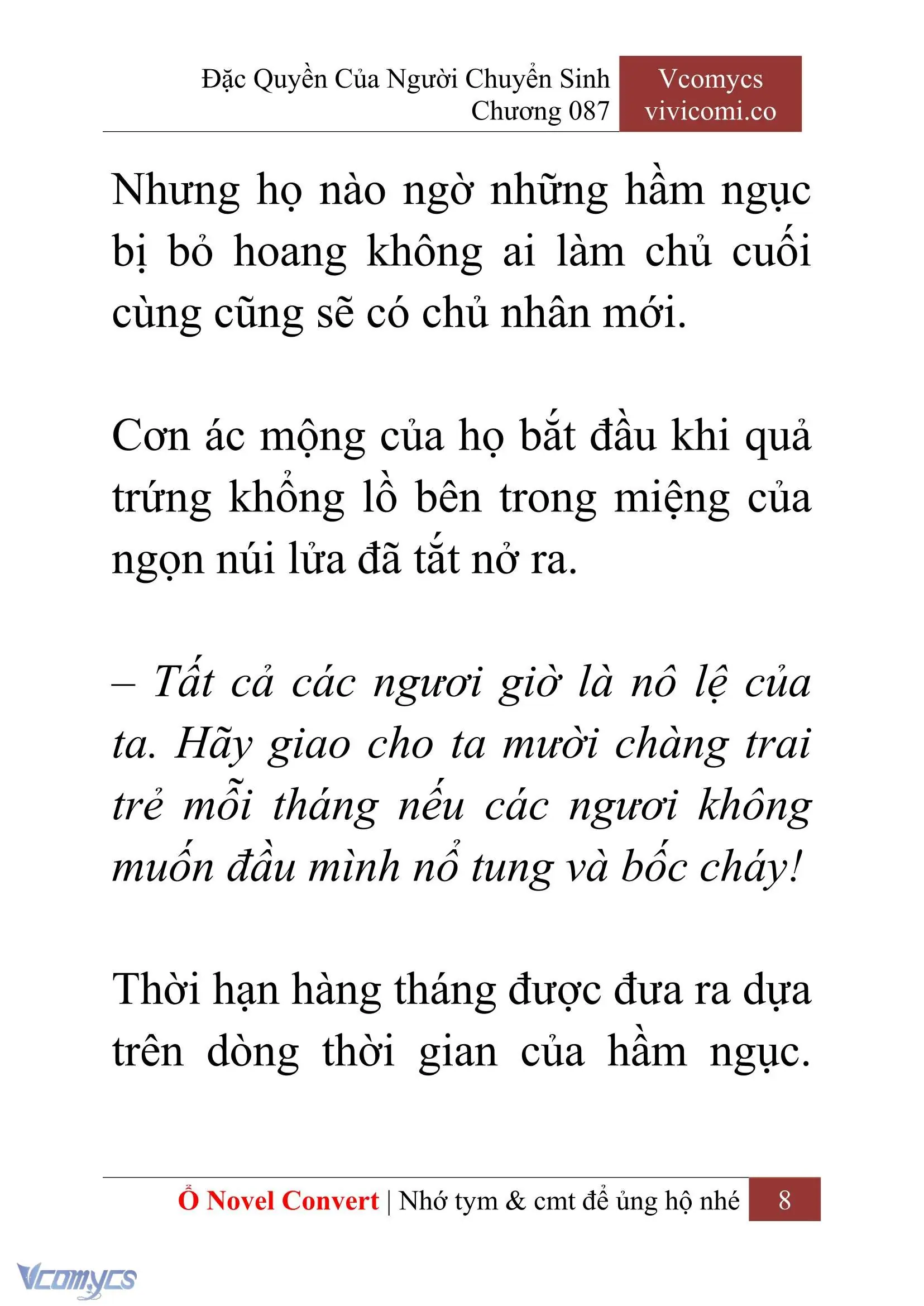 [Novel] Đặc Quyền Của Người Chuyển Sinh Chapter 87 - Trang 11