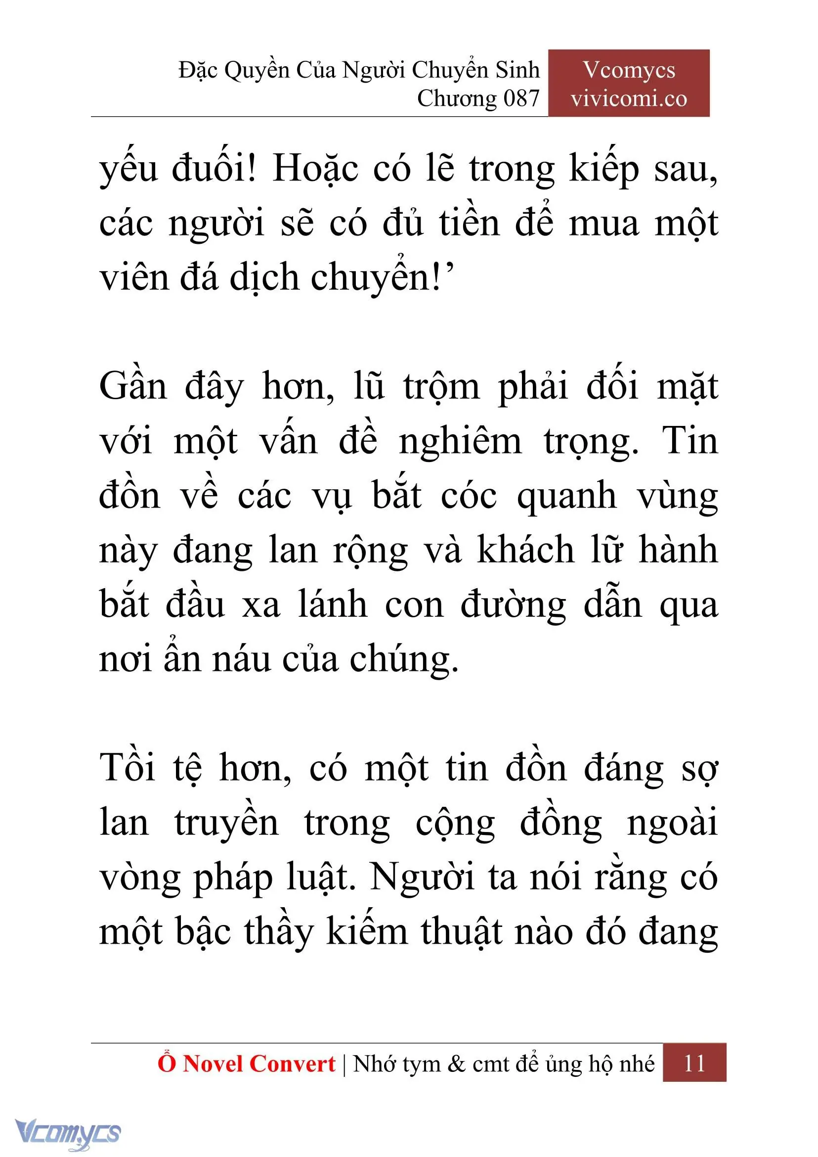[Novel] Đặc Quyền Của Người Chuyển Sinh Chapter 87 - Trang 14