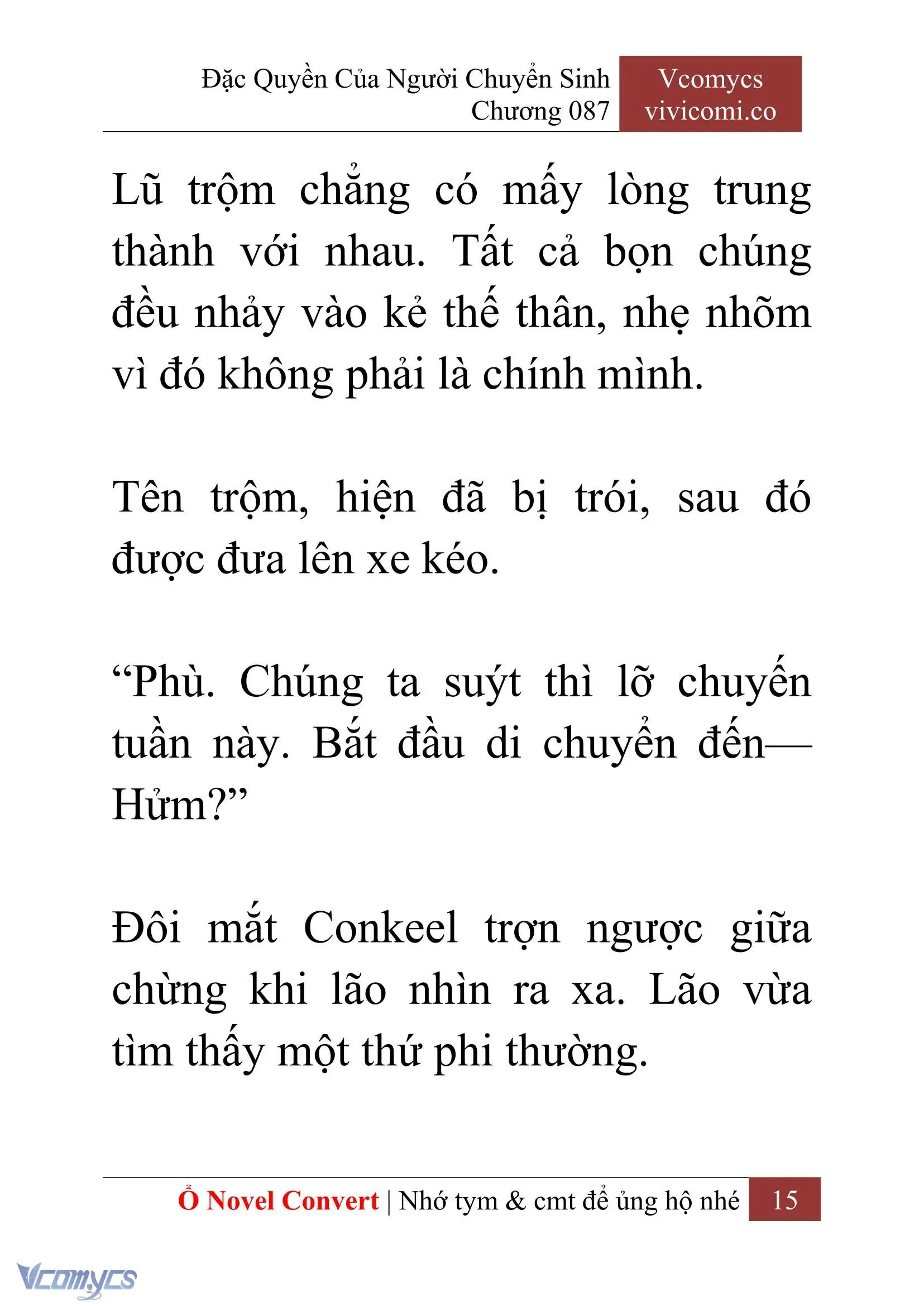 [Novel] Đặc Quyền Của Người Chuyển Sinh Chapter 87 - Trang 18