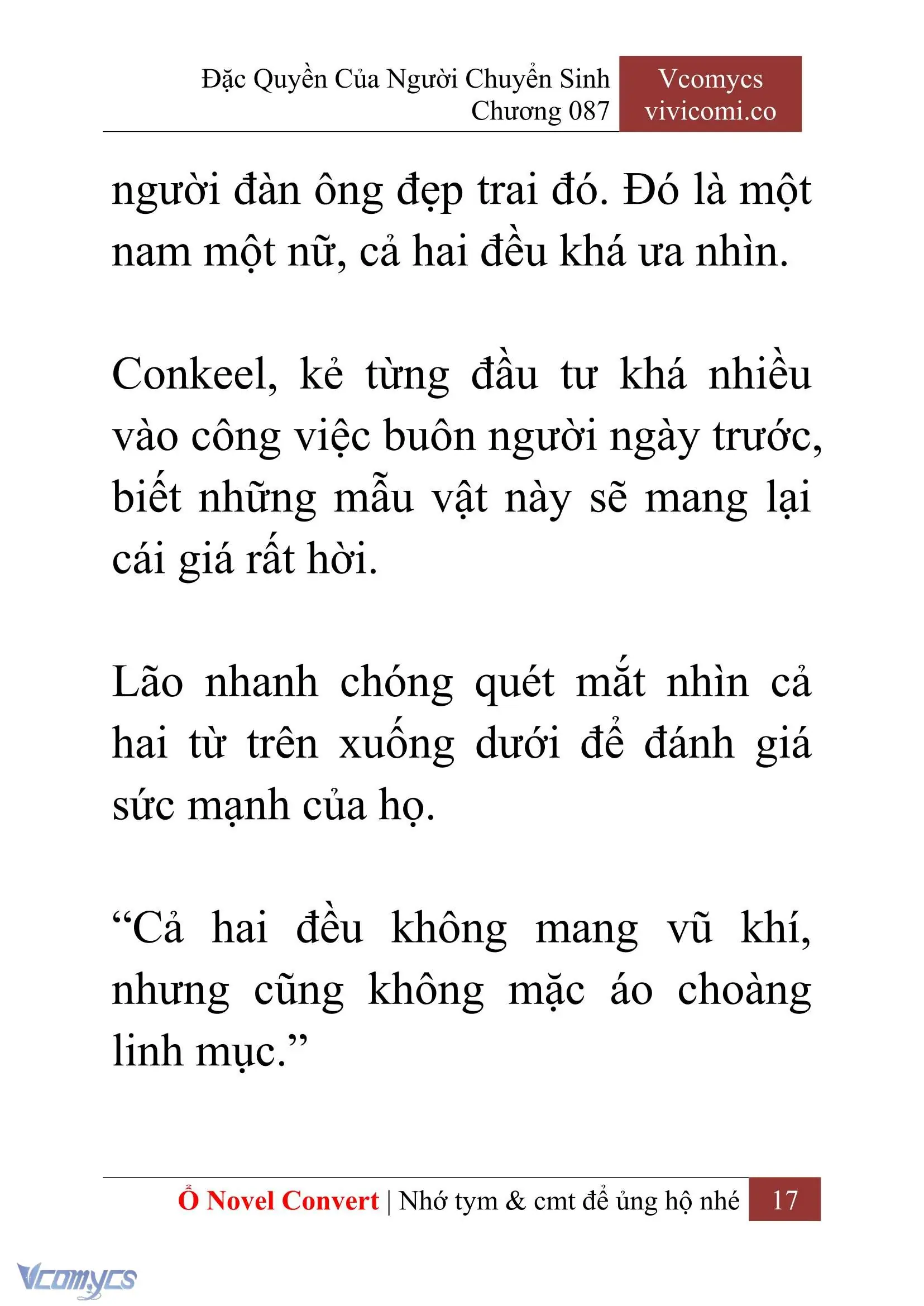 [Novel] Đặc Quyền Của Người Chuyển Sinh Chapter 87 - Trang 20