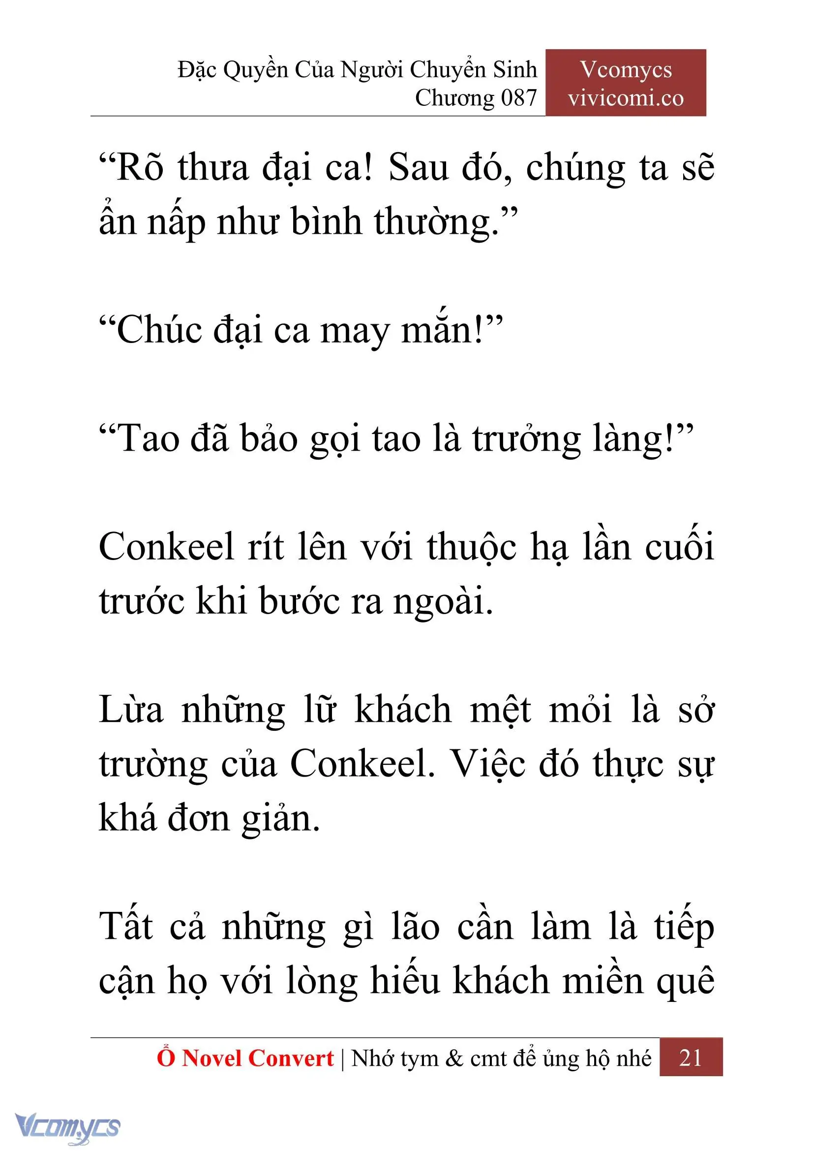 [Novel] Đặc Quyền Của Người Chuyển Sinh Chapter 87 - Trang 24