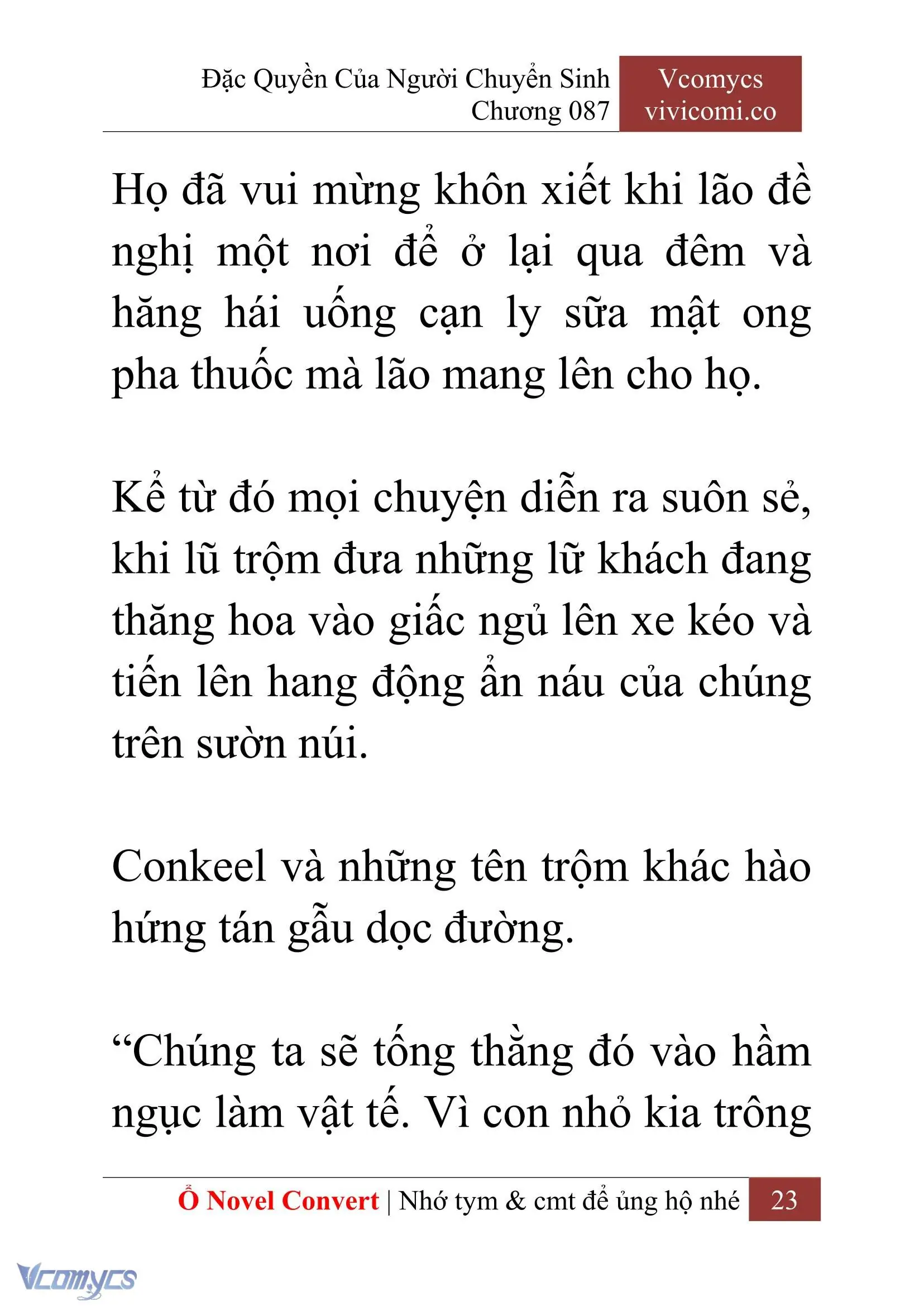 [Novel] Đặc Quyền Của Người Chuyển Sinh Chapter 87 - Trang 26