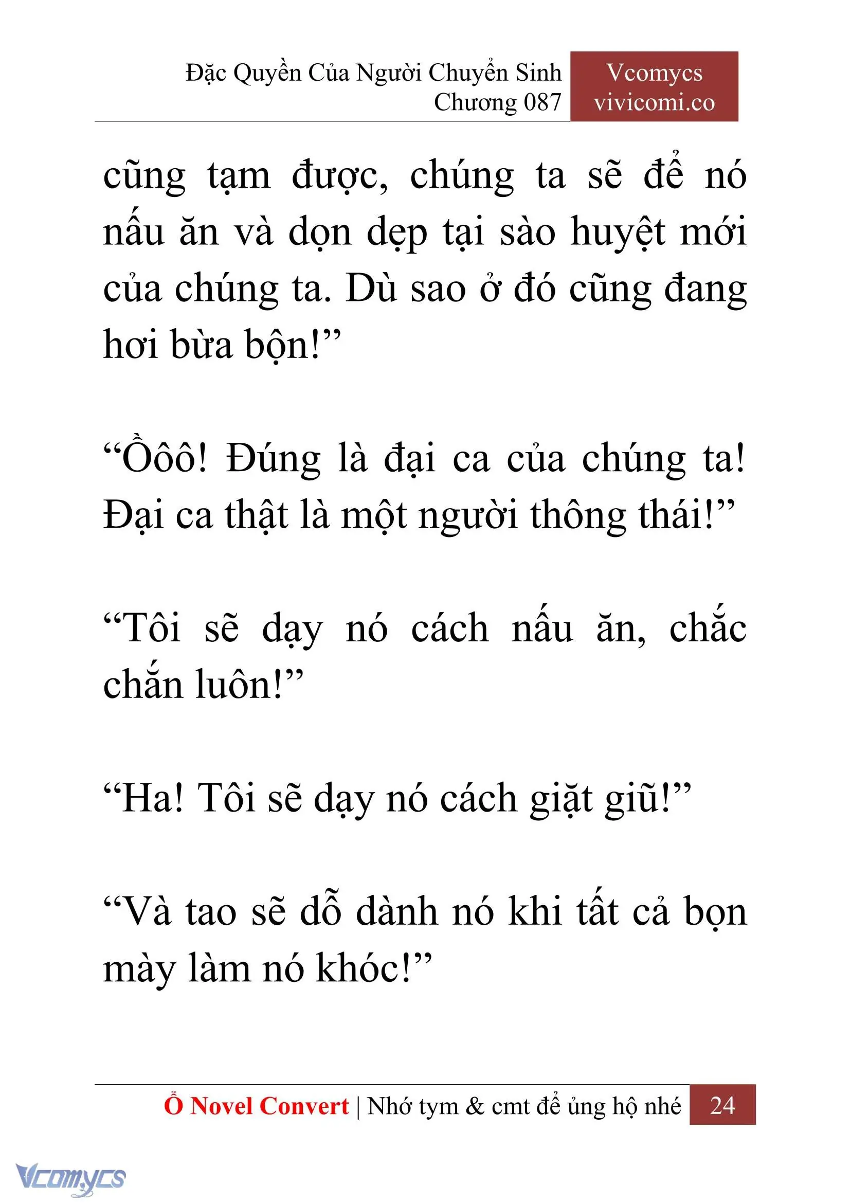 [Novel] Đặc Quyền Của Người Chuyển Sinh Chapter 87 - Trang 27
