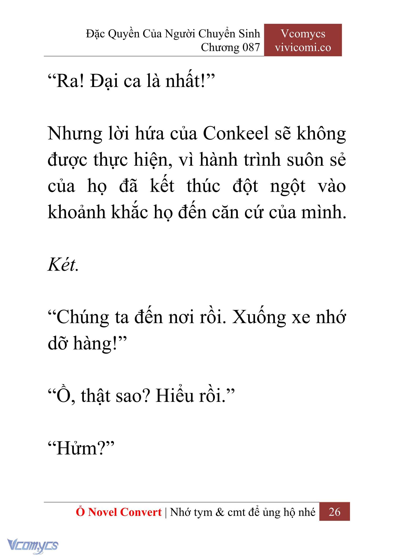 [Novel] Đặc Quyền Của Người Chuyển Sinh Chapter 87 - Trang 29