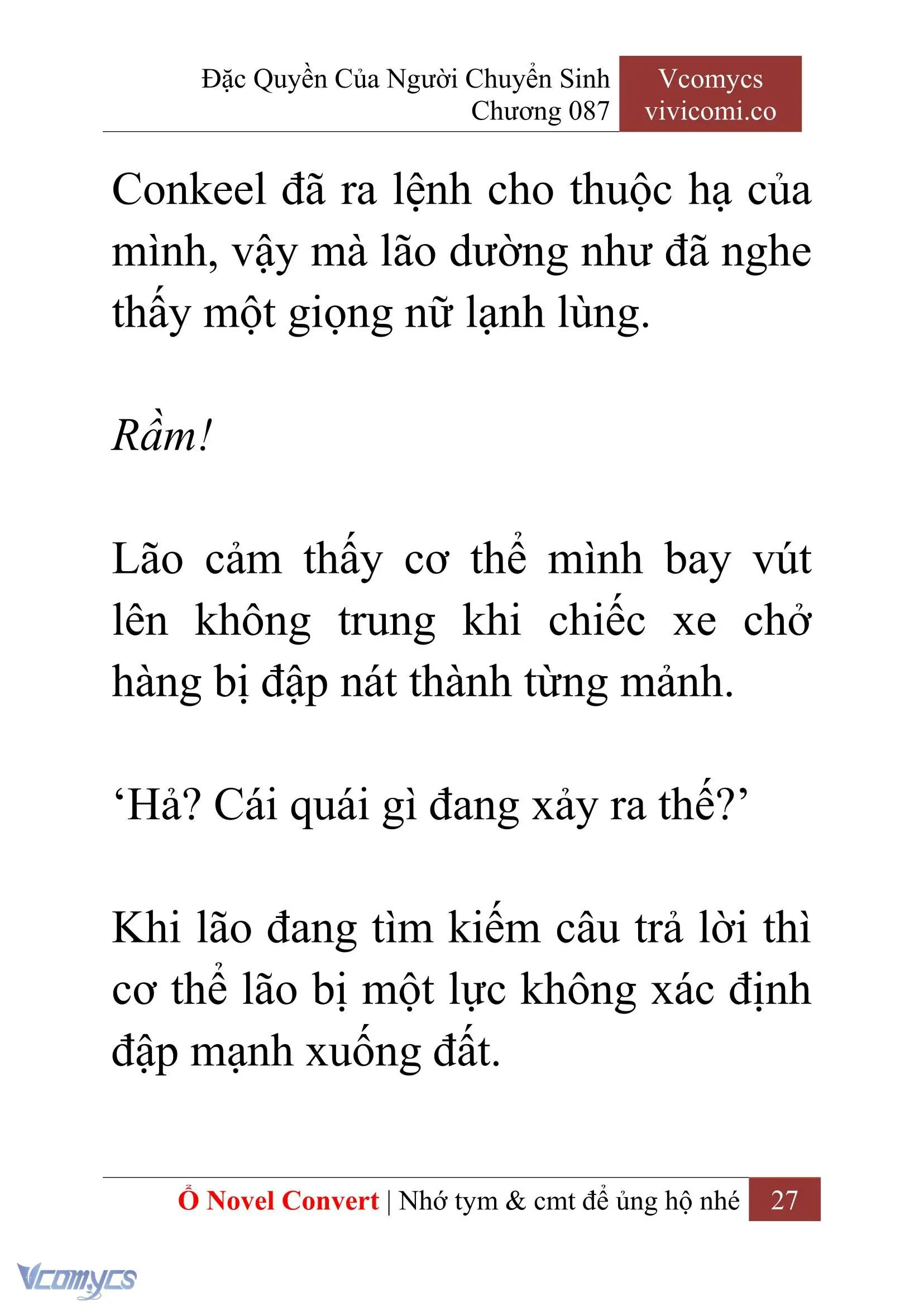 [Novel] Đặc Quyền Của Người Chuyển Sinh Chapter 87 - Trang 30