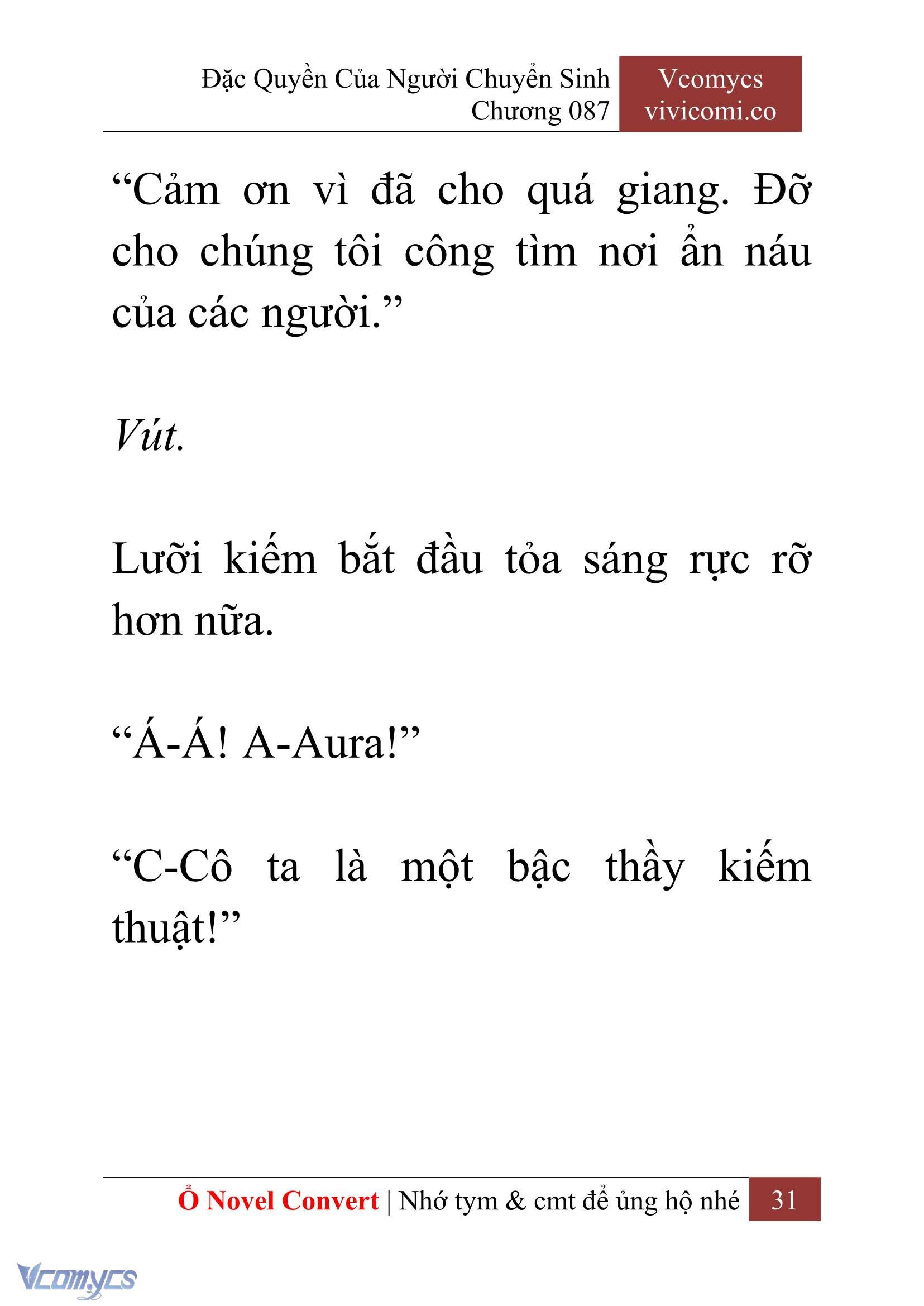 [Novel] Đặc Quyền Của Người Chuyển Sinh Chapter 87 - Trang 34