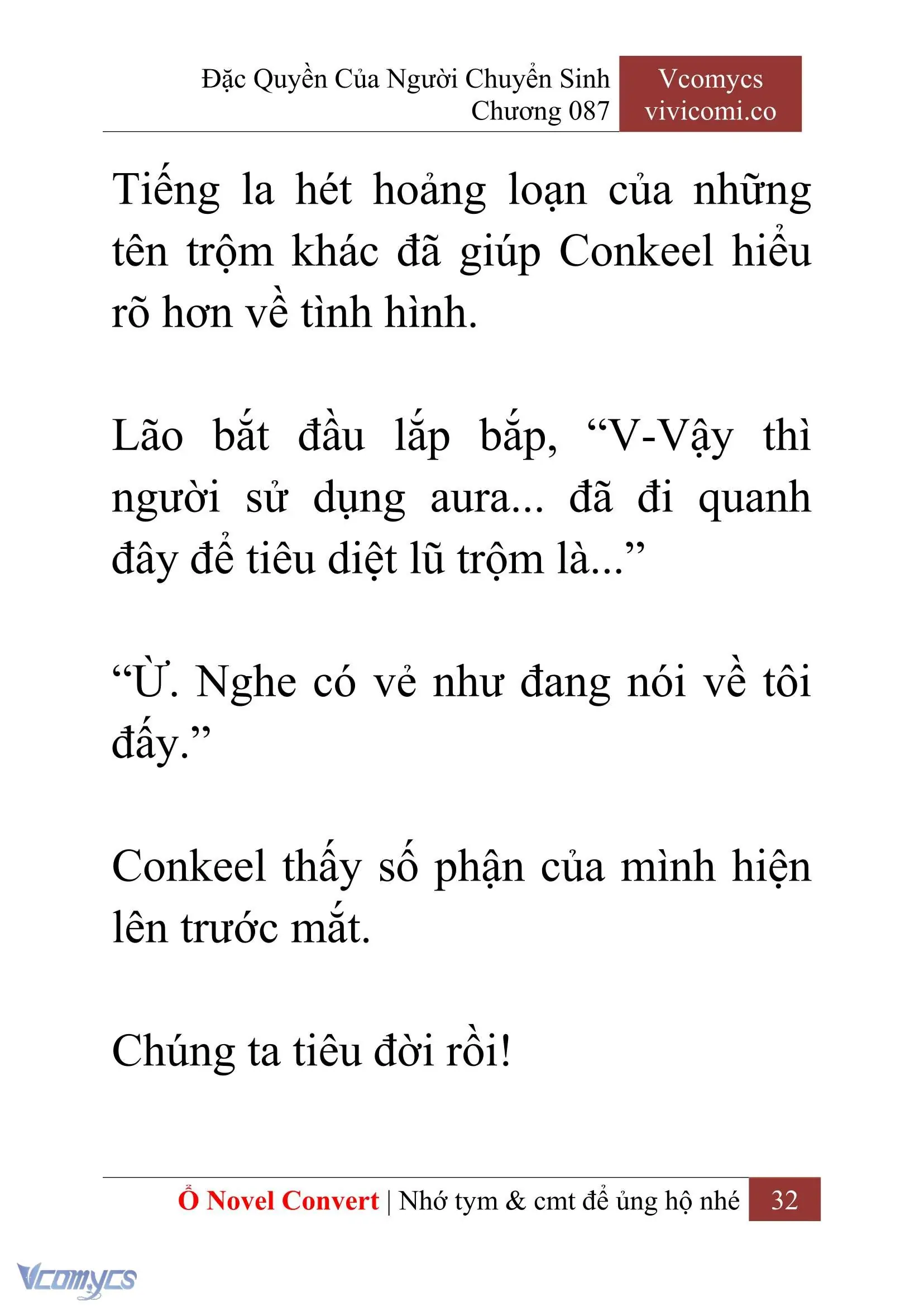[Novel] Đặc Quyền Của Người Chuyển Sinh Chapter 87 - Trang 35