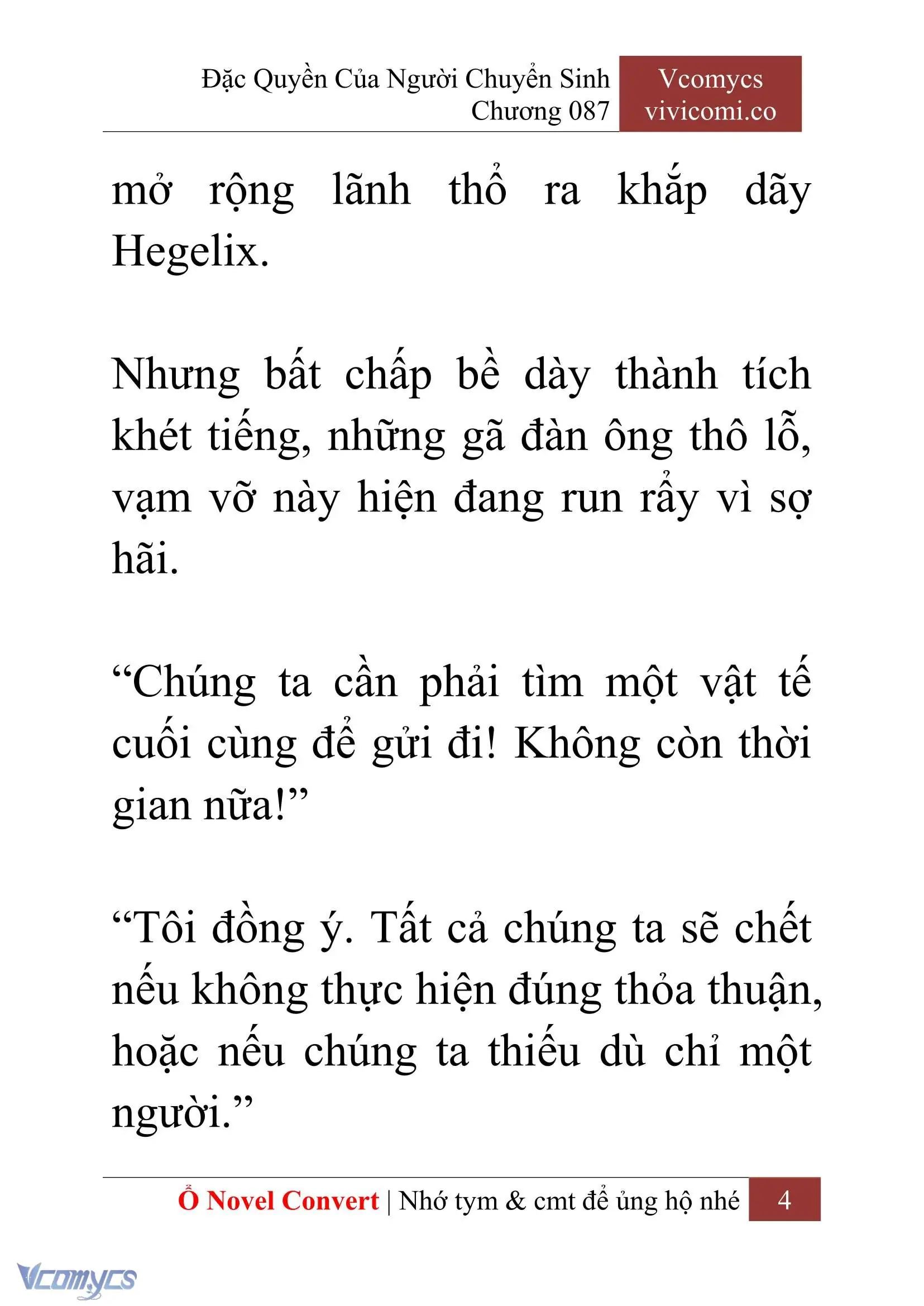 [Novel] Đặc Quyền Của Người Chuyển Sinh Chapter 87 - Trang 7