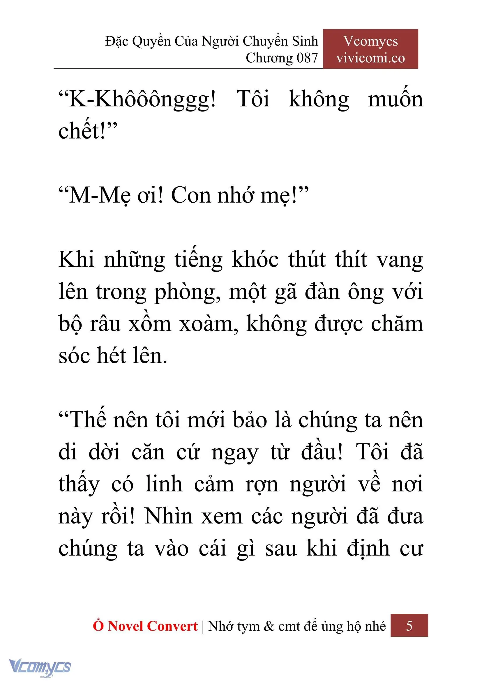 [Novel] Đặc Quyền Của Người Chuyển Sinh Chapter 87 - Trang 8
