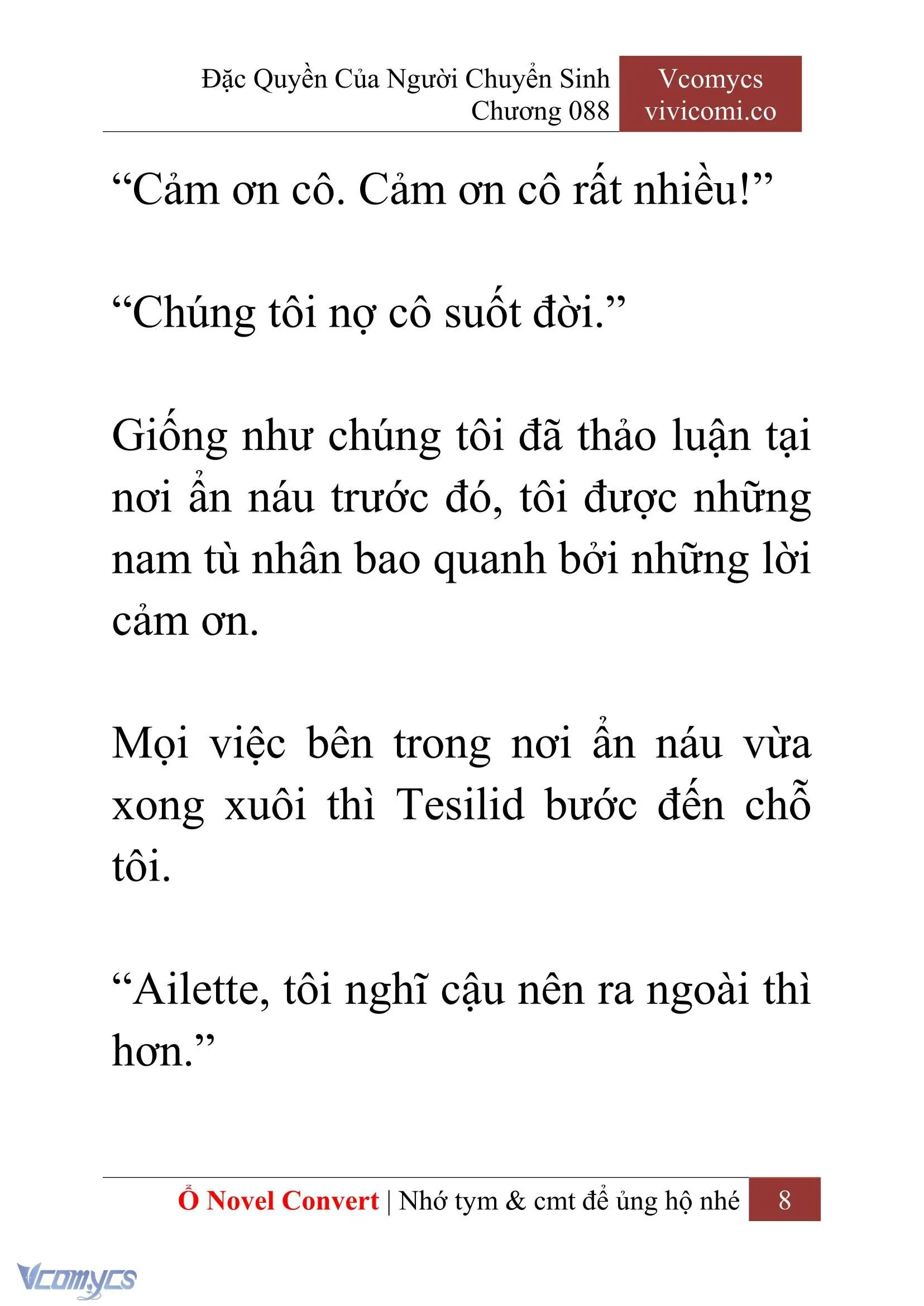 [Novel] Đặc Quyền Của Người Chuyển Sinh Chapter 88 - Trang 11