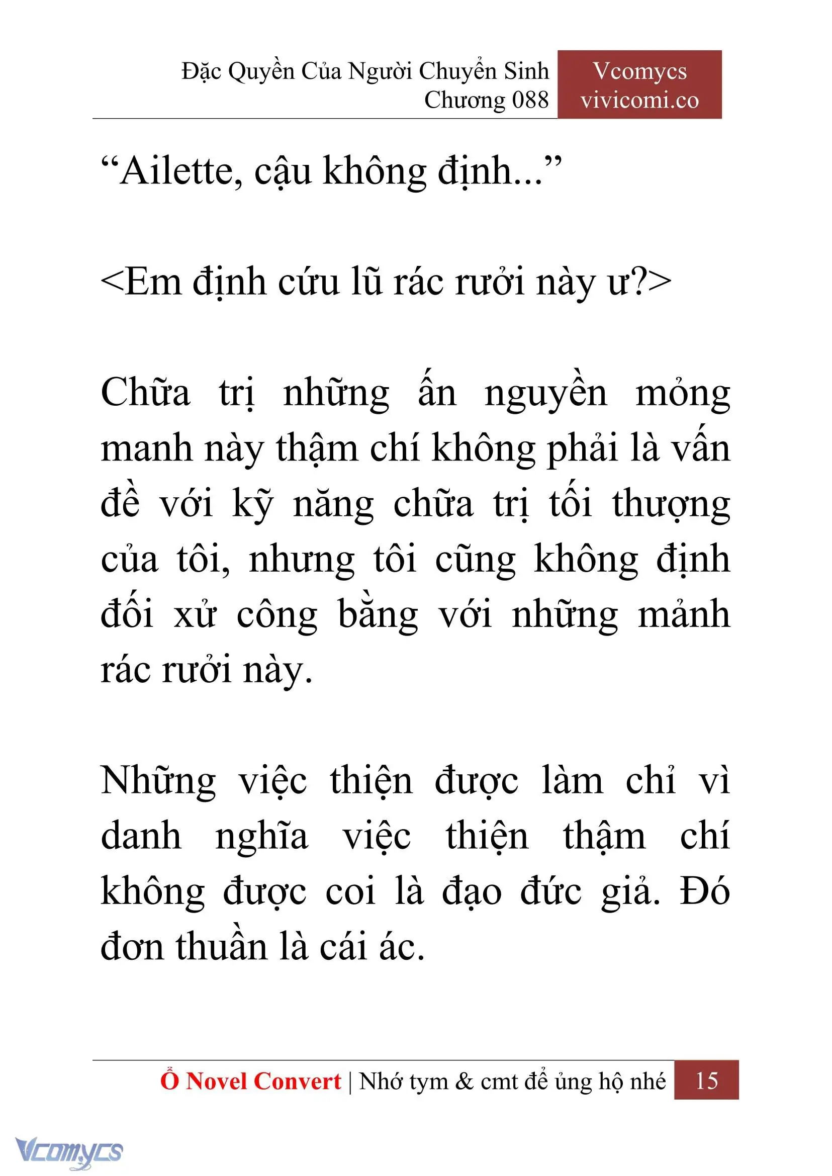 [Novel] Đặc Quyền Của Người Chuyển Sinh Chapter 88 - Trang 18