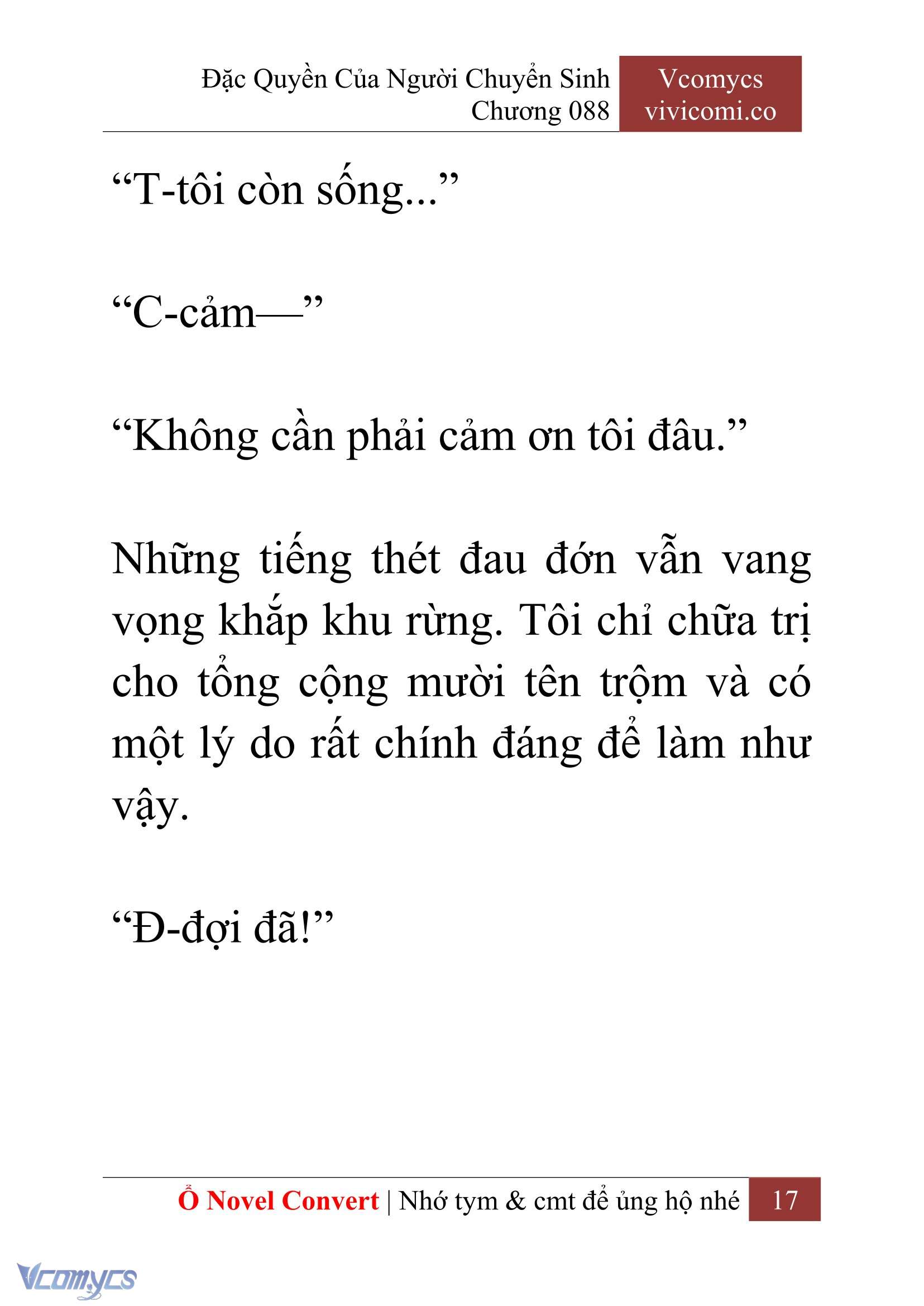 [Novel] Đặc Quyền Của Người Chuyển Sinh Chapter 88 - Trang 20