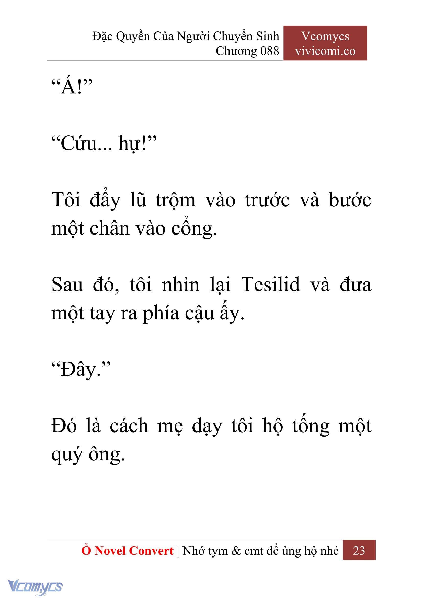 [Novel] Đặc Quyền Của Người Chuyển Sinh Chapter 88 - Trang 26