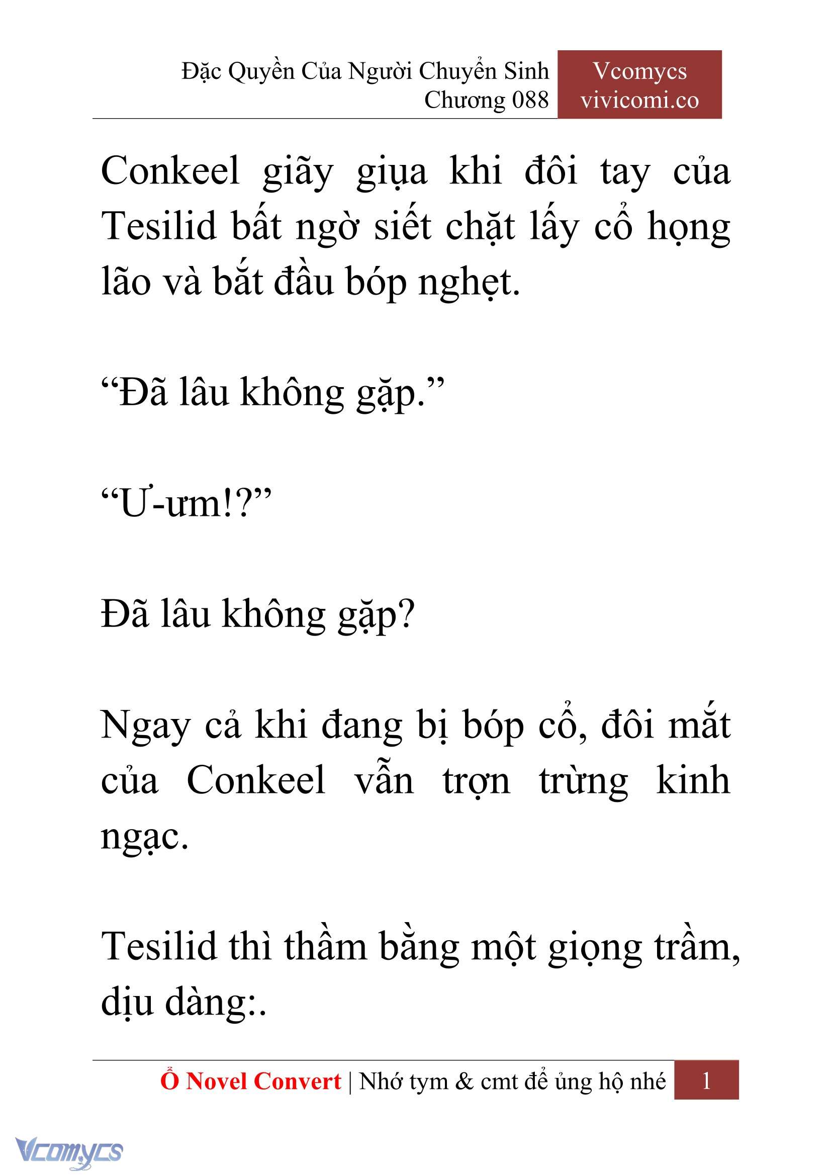 [Novel] Đặc Quyền Của Người Chuyển Sinh Chapter 88 - Trang 4