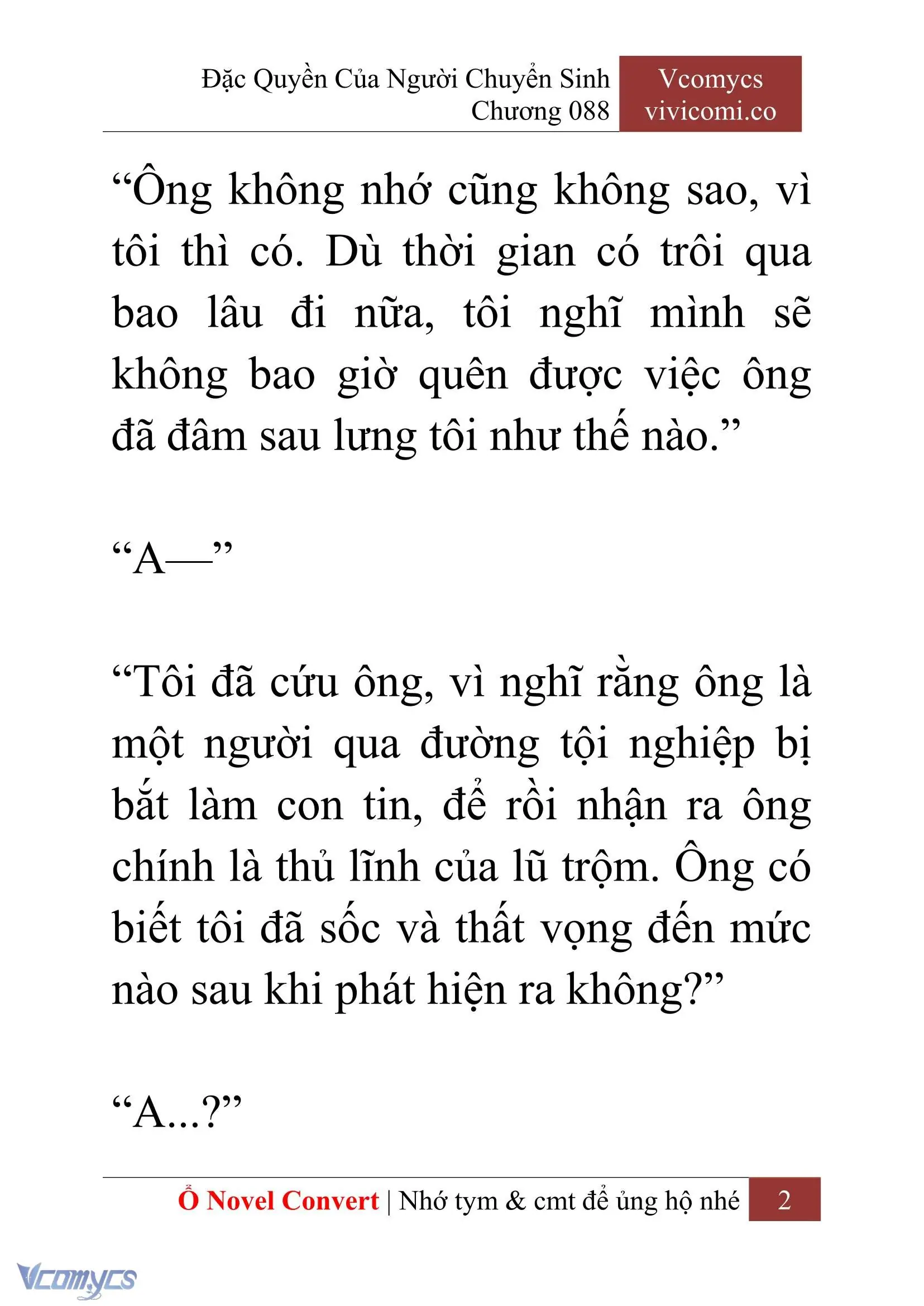 [Novel] Đặc Quyền Của Người Chuyển Sinh Chapter 88 - Trang 5