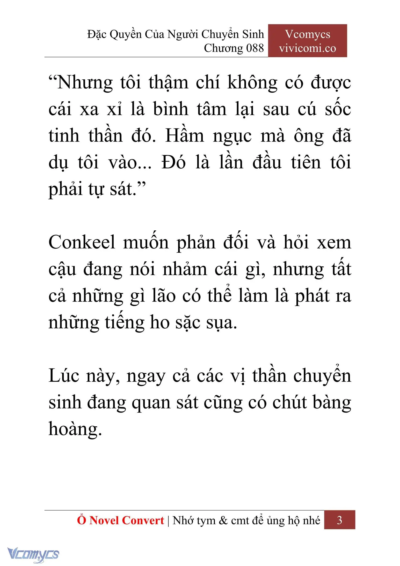 [Novel] Đặc Quyền Của Người Chuyển Sinh Chapter 88 - Trang 6
