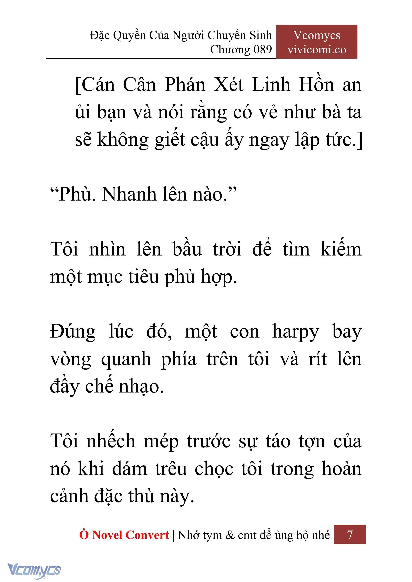 [Novel] Đặc Quyền Của Người Chuyển Sinh Chapter 89 - Trang 10