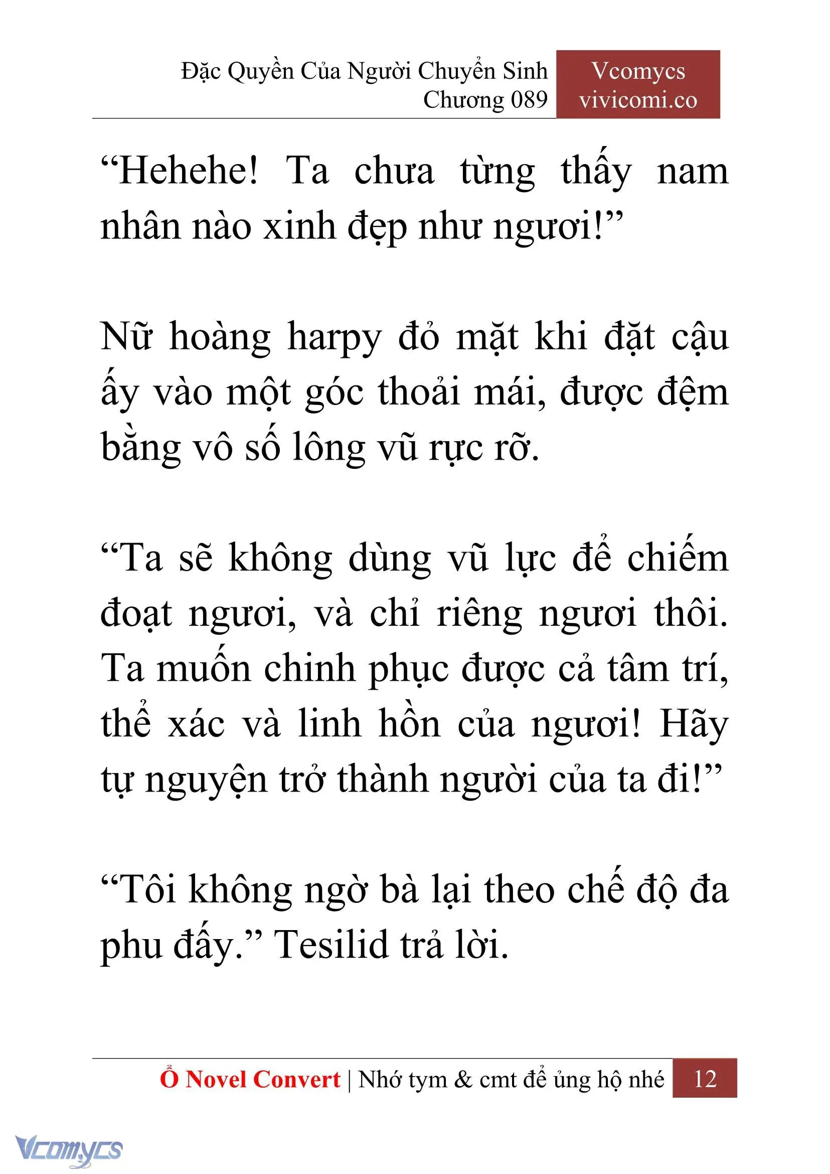 [Novel] Đặc Quyền Của Người Chuyển Sinh Chapter 89 - Trang 15