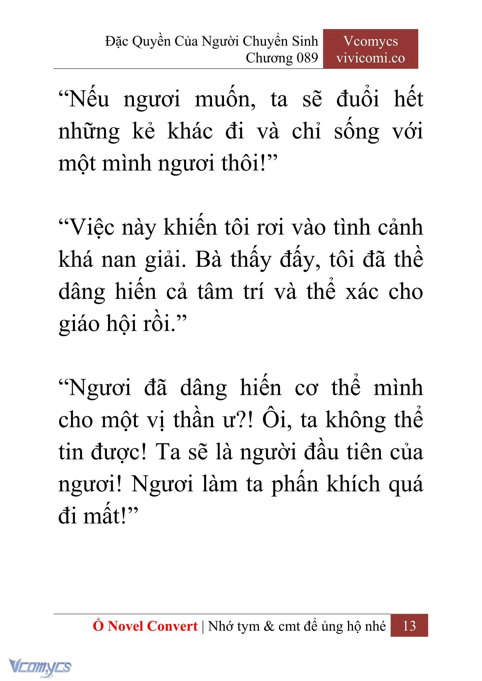 [Novel] Đặc Quyền Của Người Chuyển Sinh Chapter 89 - Trang 16