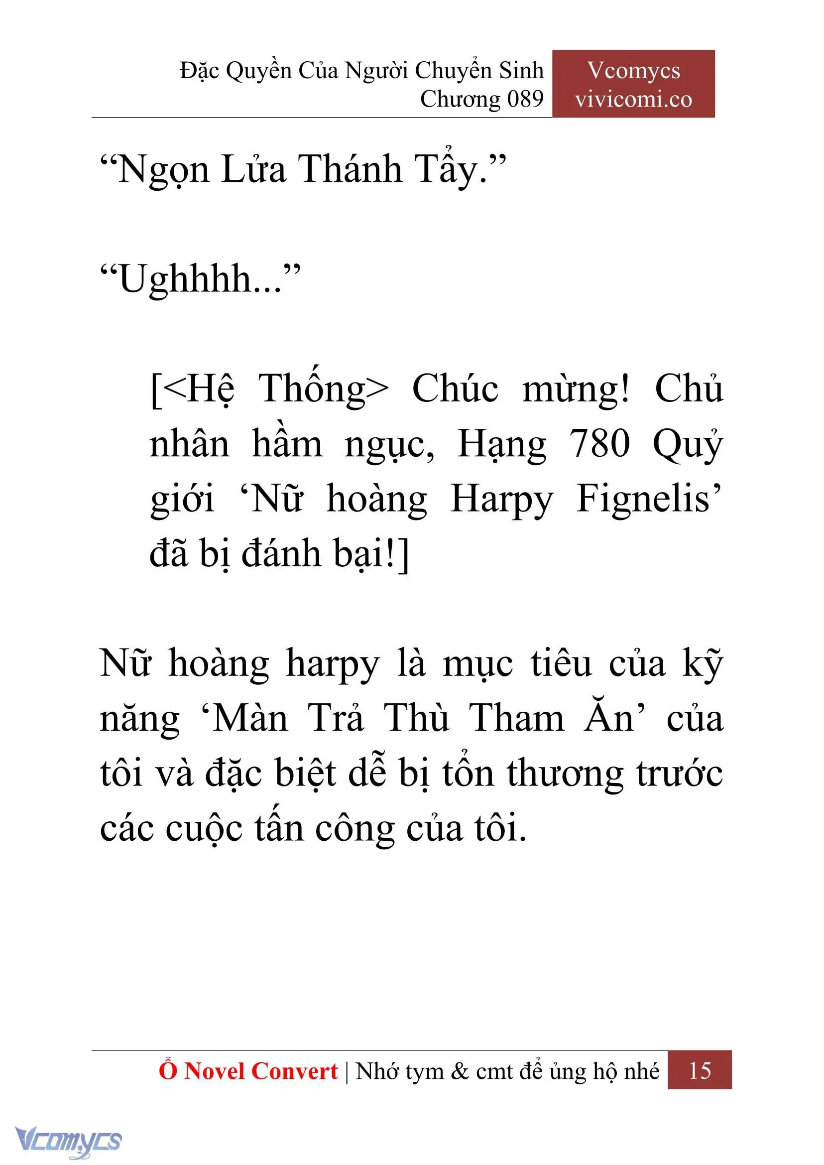 [Novel] Đặc Quyền Của Người Chuyển Sinh Chapter 89 - Trang 18