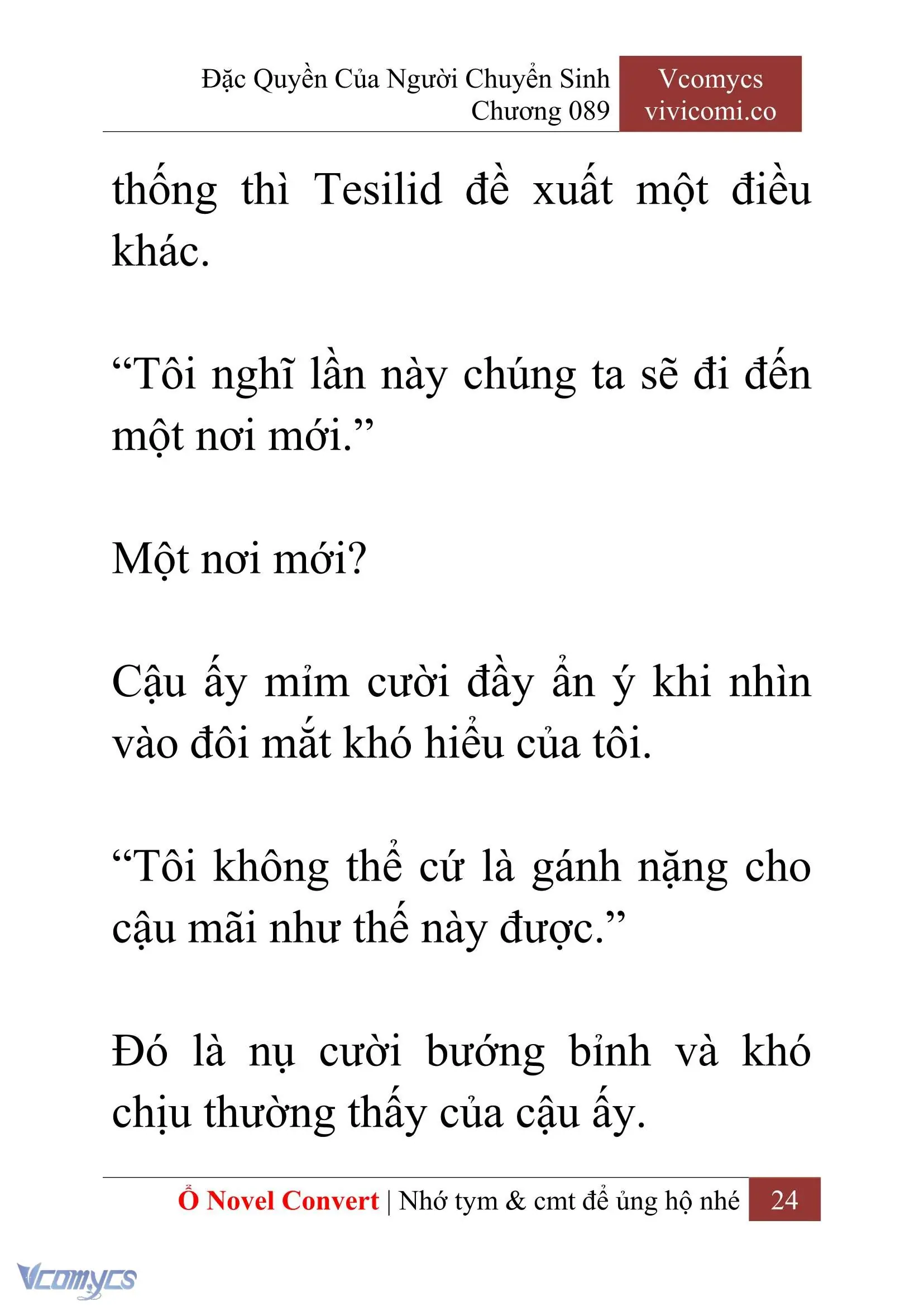 [Novel] Đặc Quyền Của Người Chuyển Sinh Chapter 89 - Trang 27