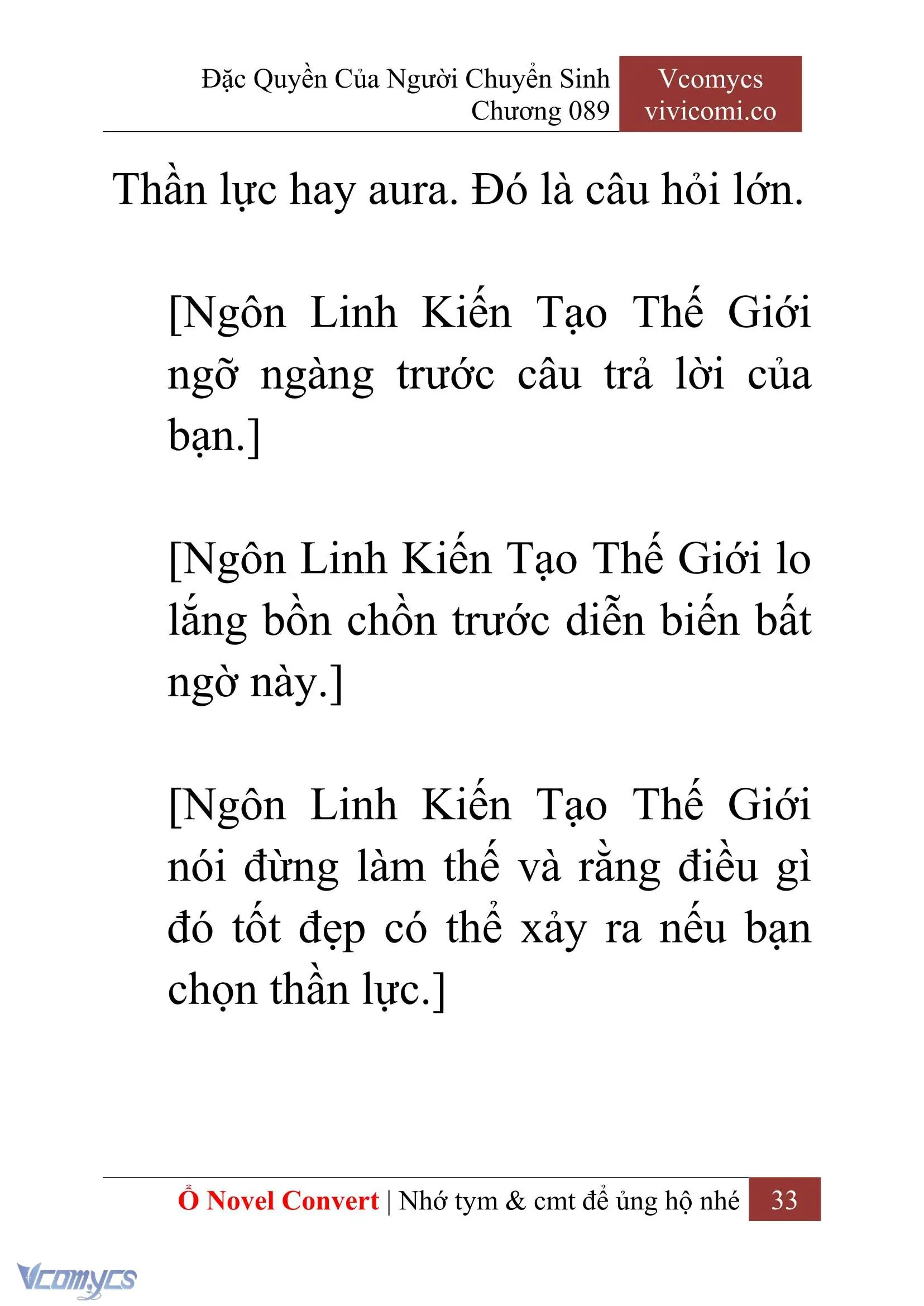[Novel] Đặc Quyền Của Người Chuyển Sinh Chapter 89 - Trang 36