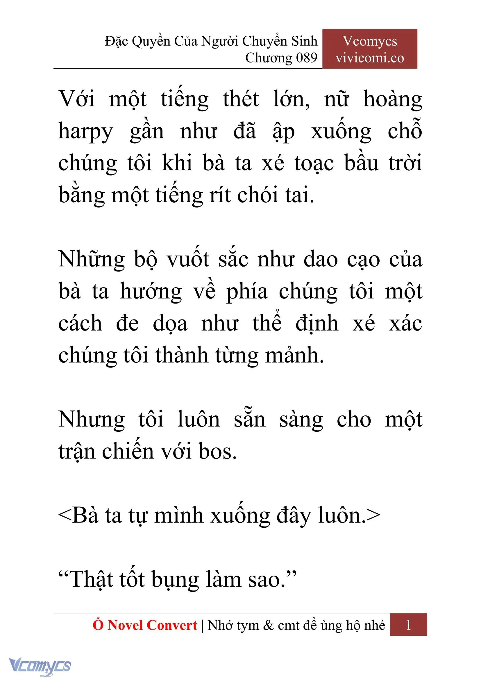 [Novel] Đặc Quyền Của Người Chuyển Sinh Chapter 89 - Trang 4