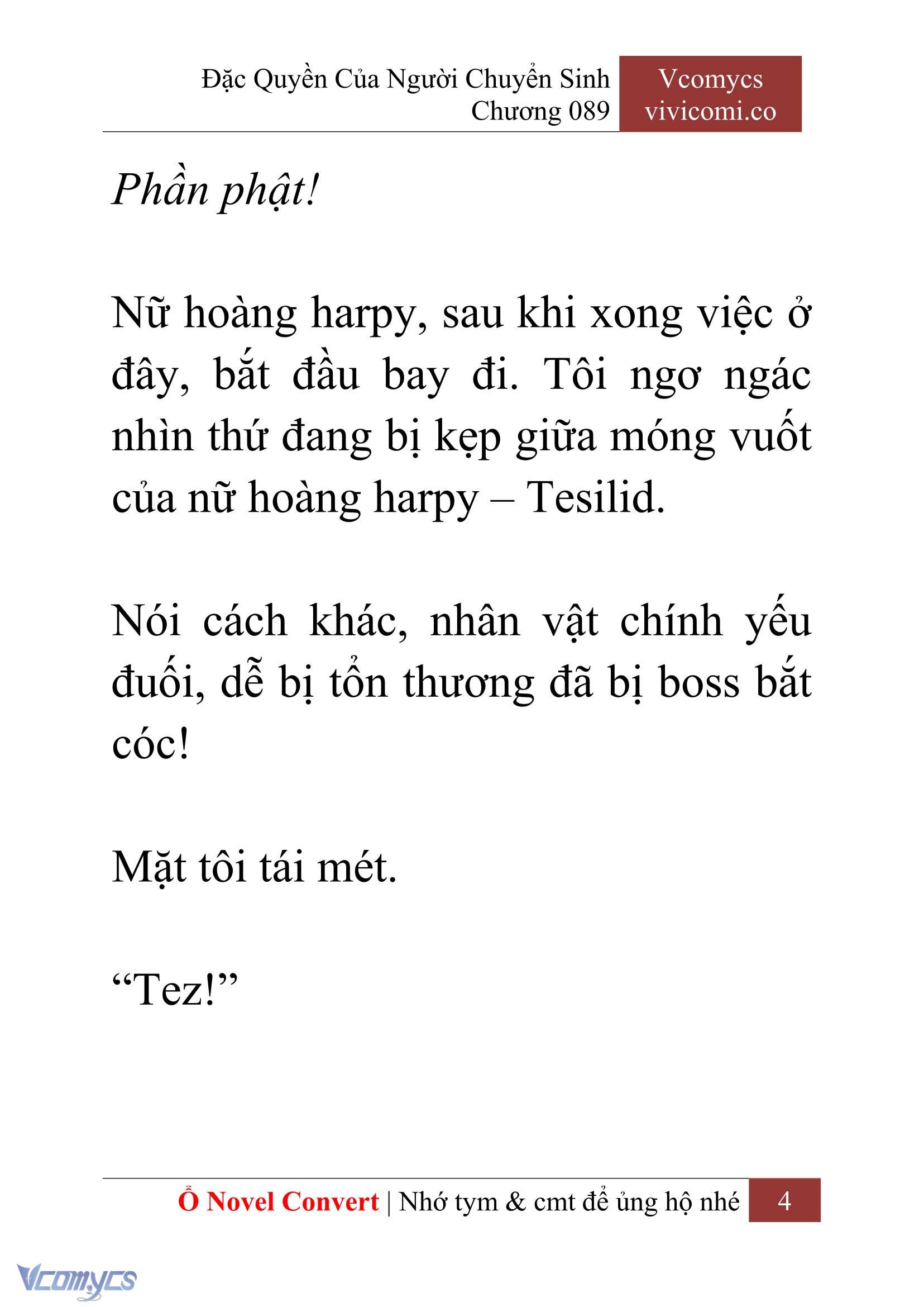 [Novel] Đặc Quyền Của Người Chuyển Sinh Chapter 89 - Trang 7