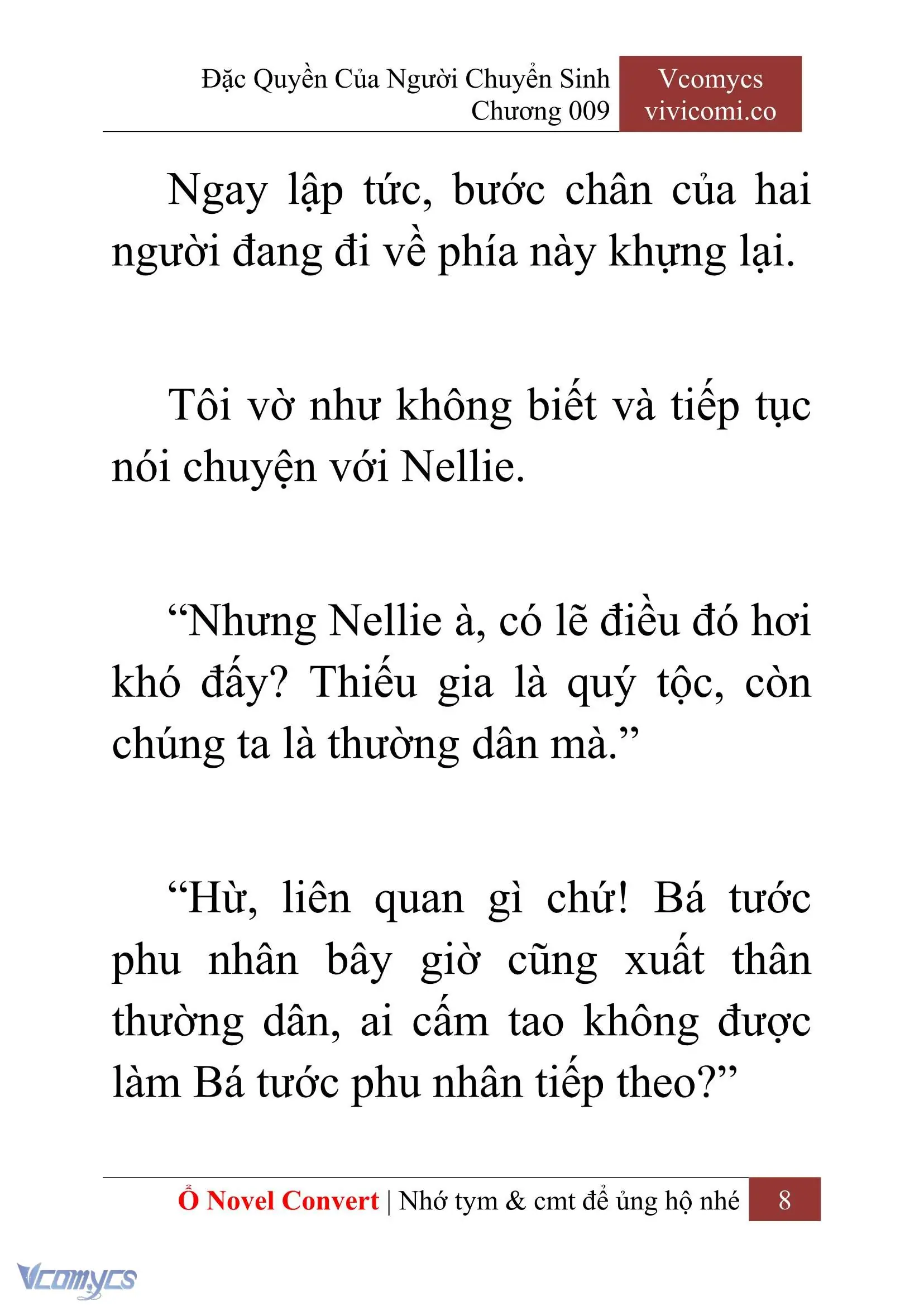 [Novel] Đặc Quyền Của Người Chuyển Sinh Chapter 9 - Trang 10