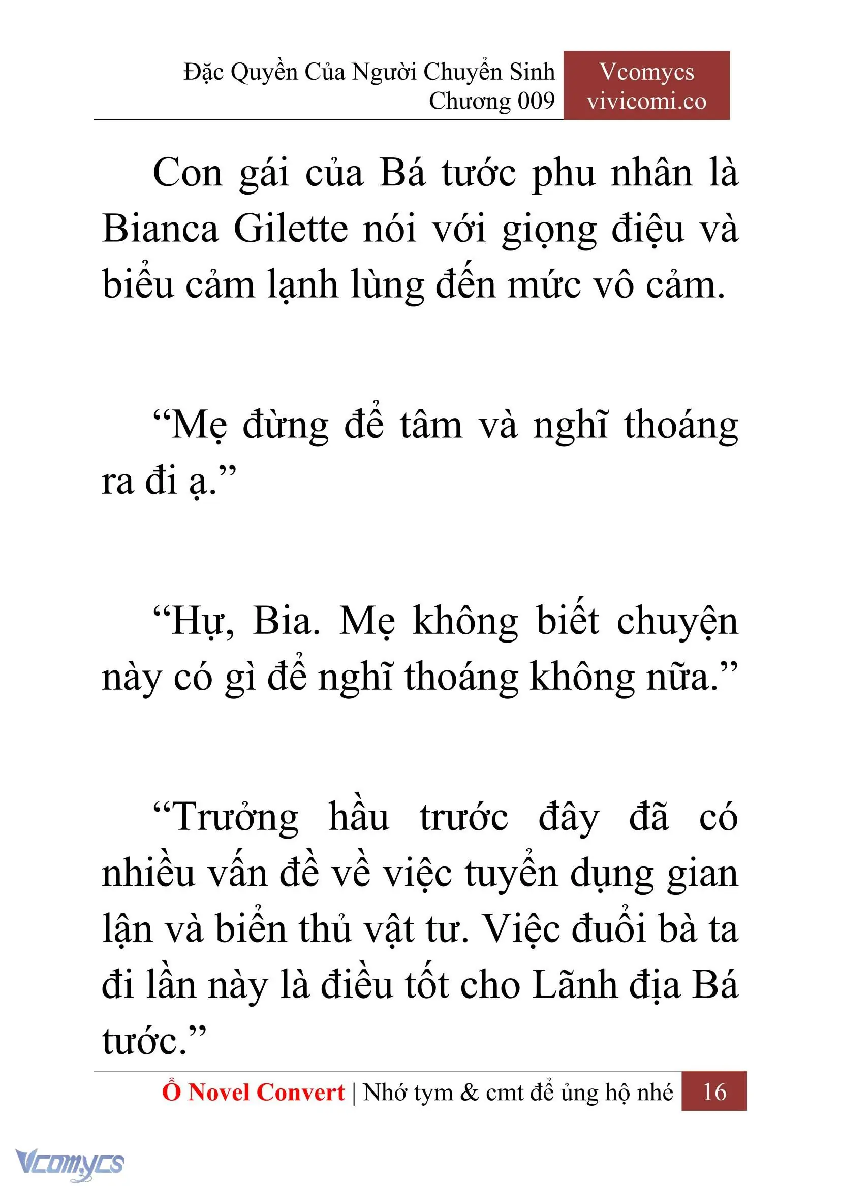 [Novel] Đặc Quyền Của Người Chuyển Sinh Chapter 9 - Trang 18
