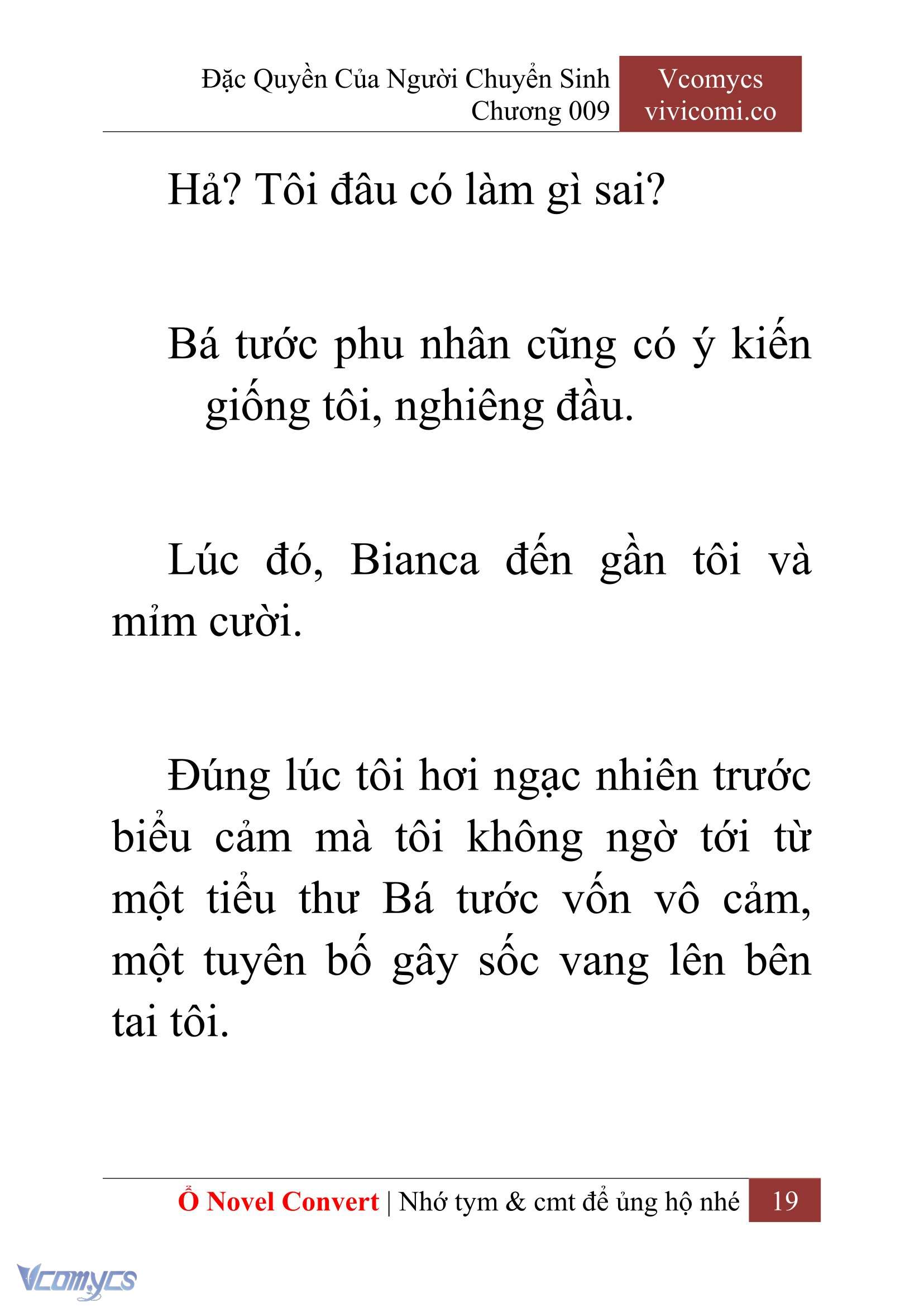 [Novel] Đặc Quyền Của Người Chuyển Sinh Chapter 9 - Trang 21