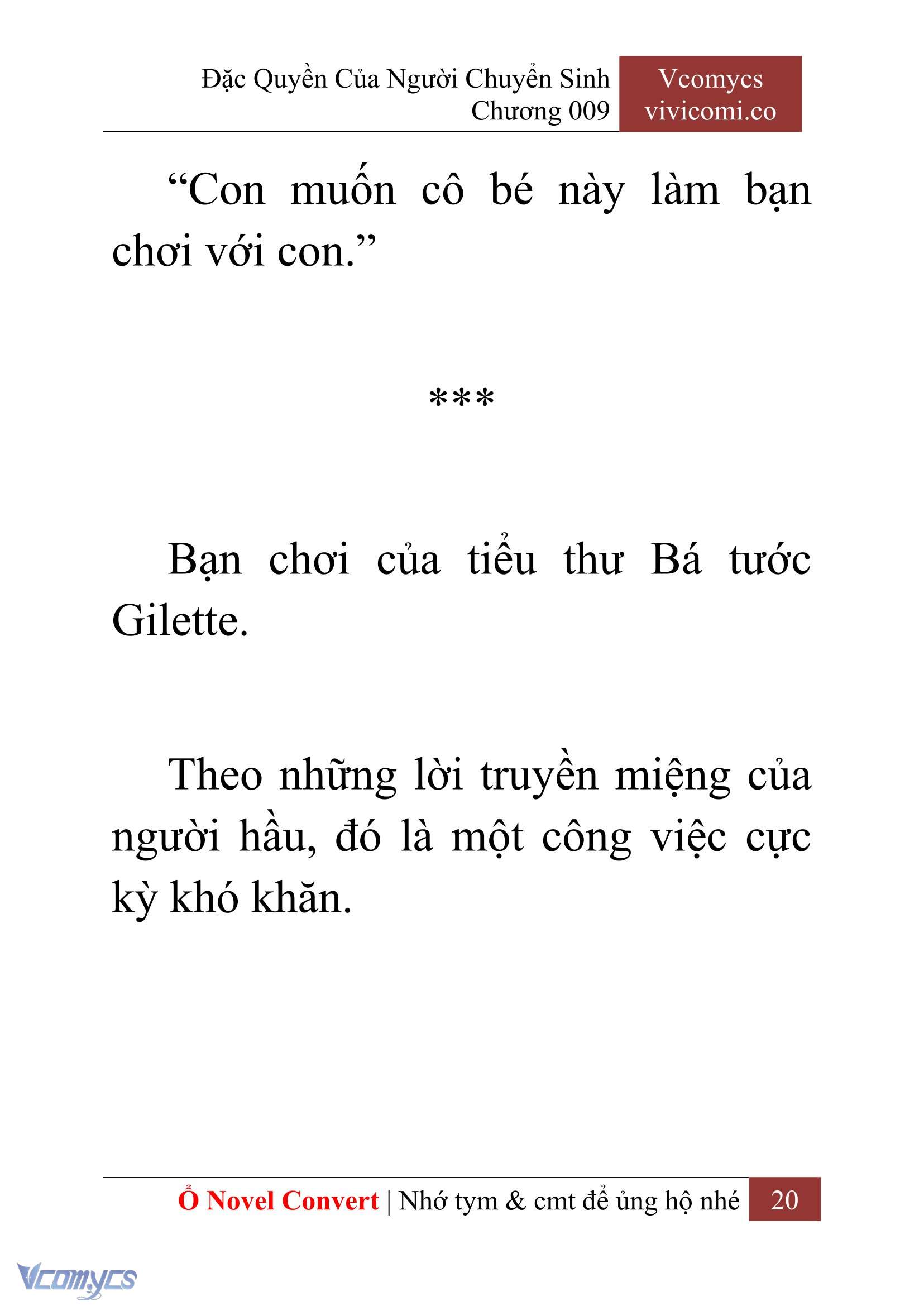 [Novel] Đặc Quyền Của Người Chuyển Sinh Chapter 9 - Trang 22